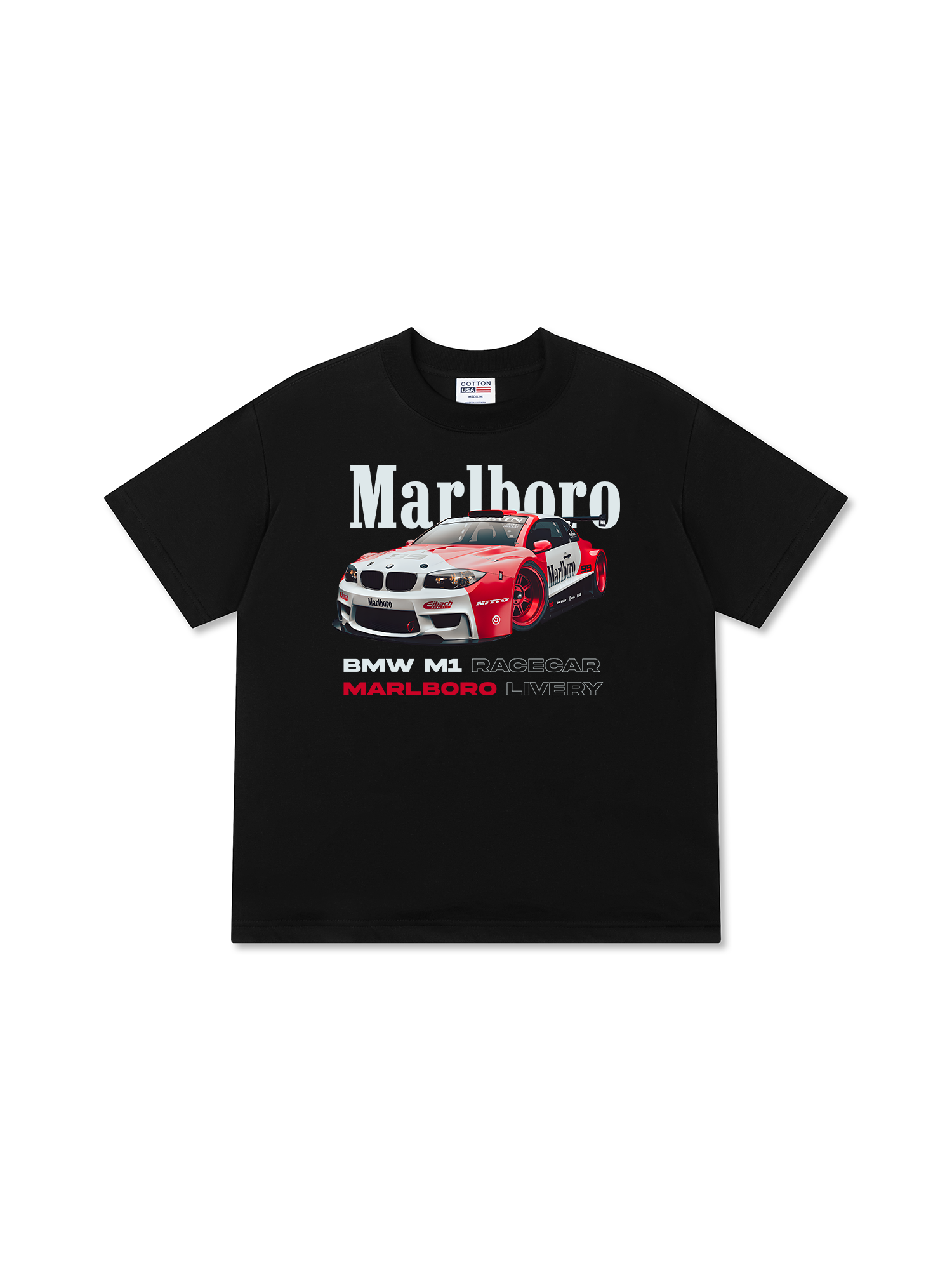 Áo Thun Relaxed Fit Marlboro BMW M1 Race Car