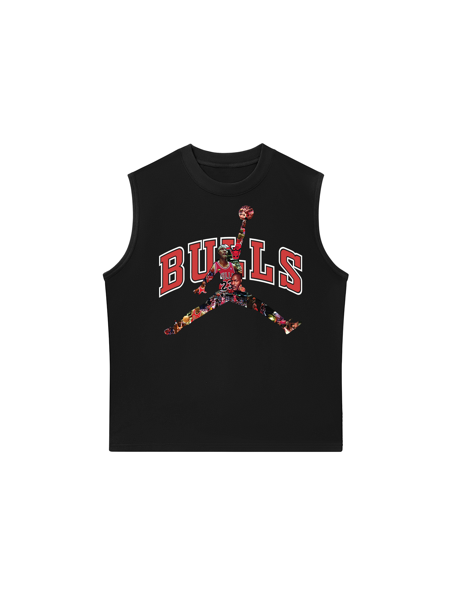 Áo Ba Lỗ Relaxed Fit Basketball Bull 23
