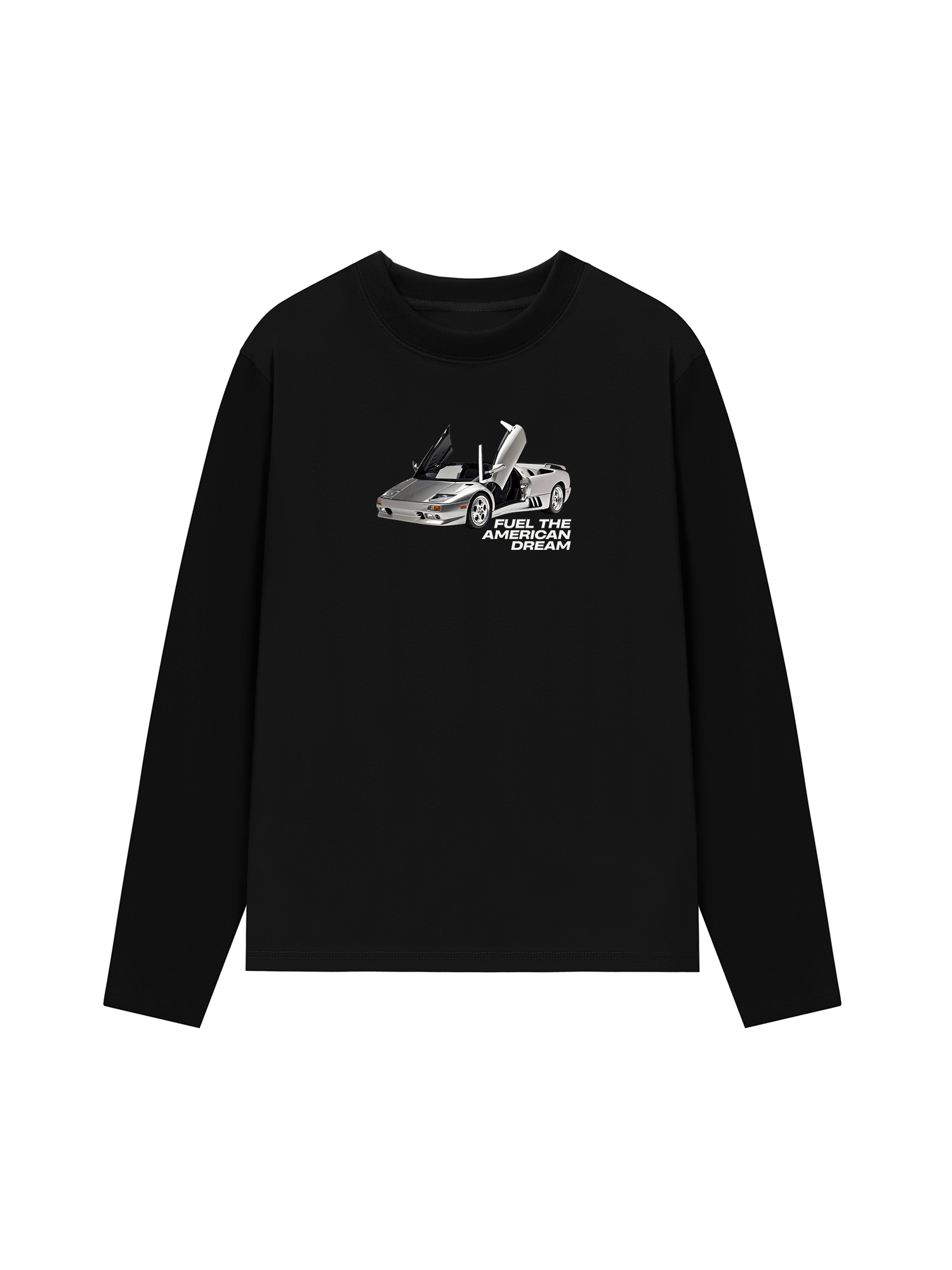 Áo Thun Dài Tay Lamborghini Fuel The American Dream