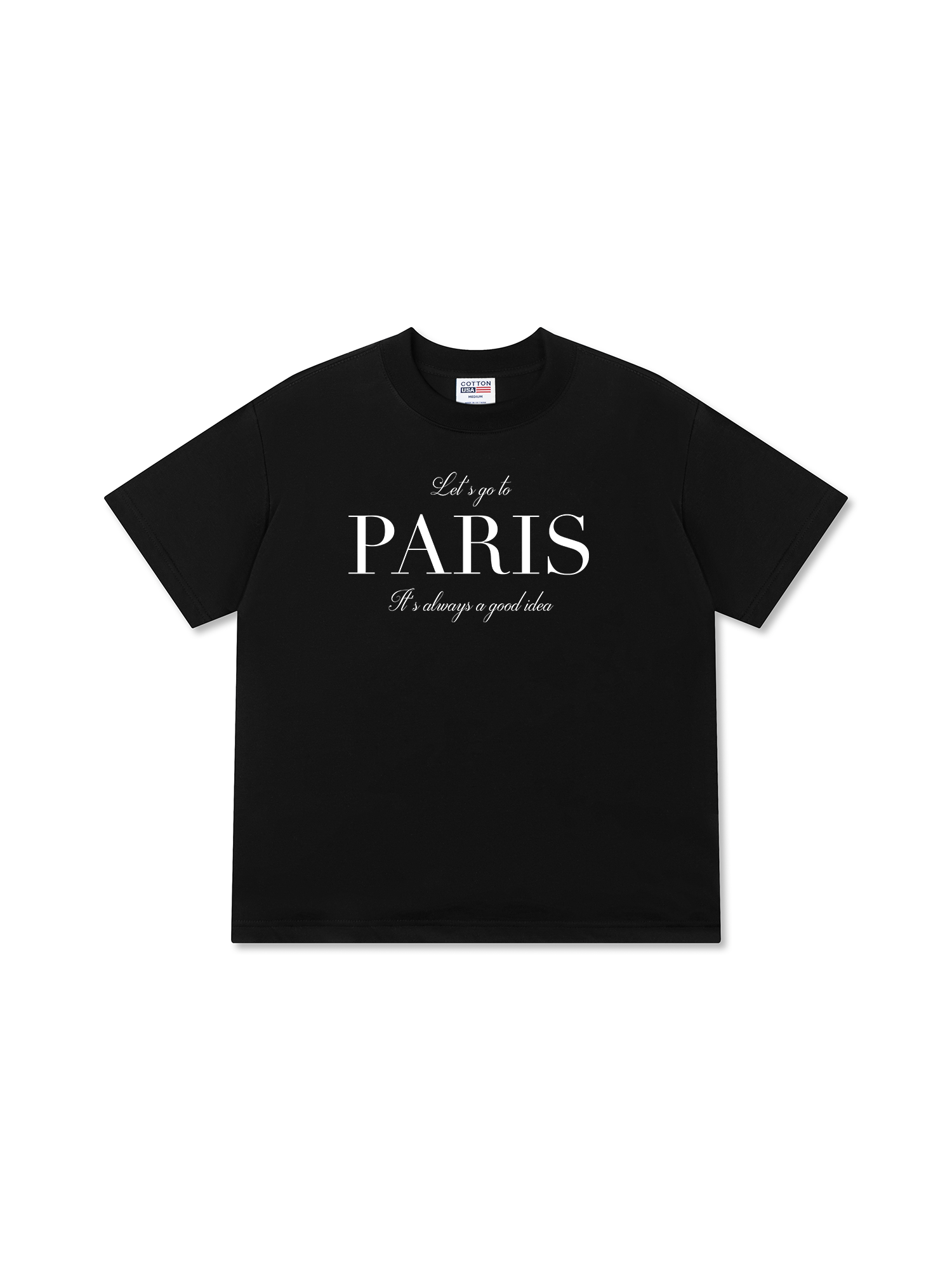 Áo Thun Relaxed Fit City Let's go to Paris