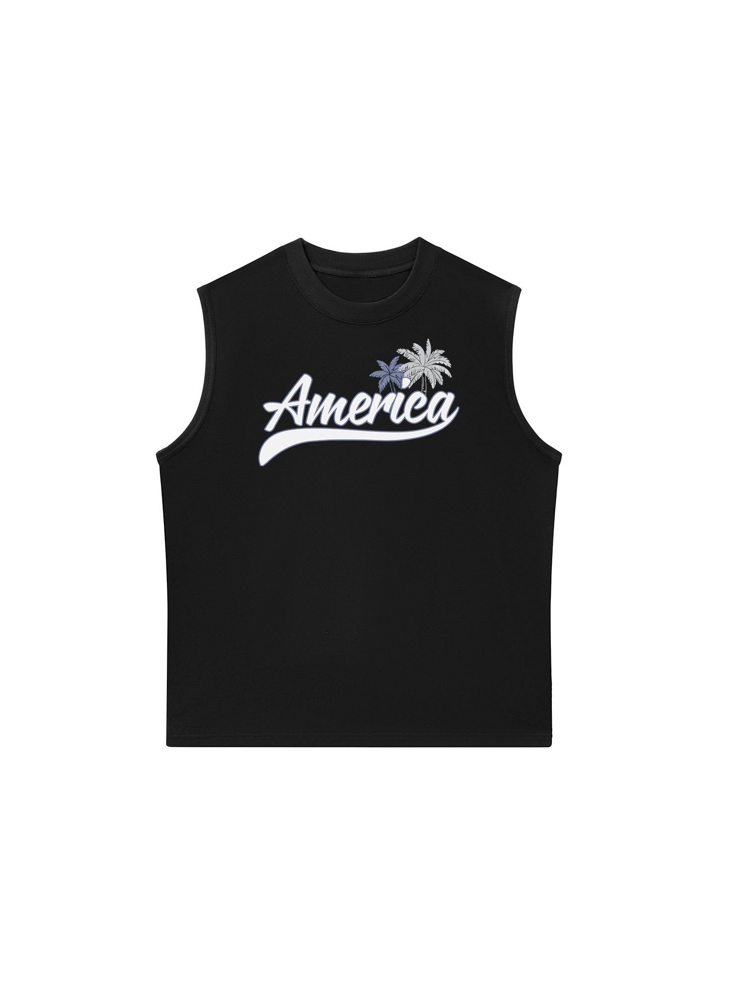 Áo Ba Lỗ Relaxed Fit Baseball America Summer Time