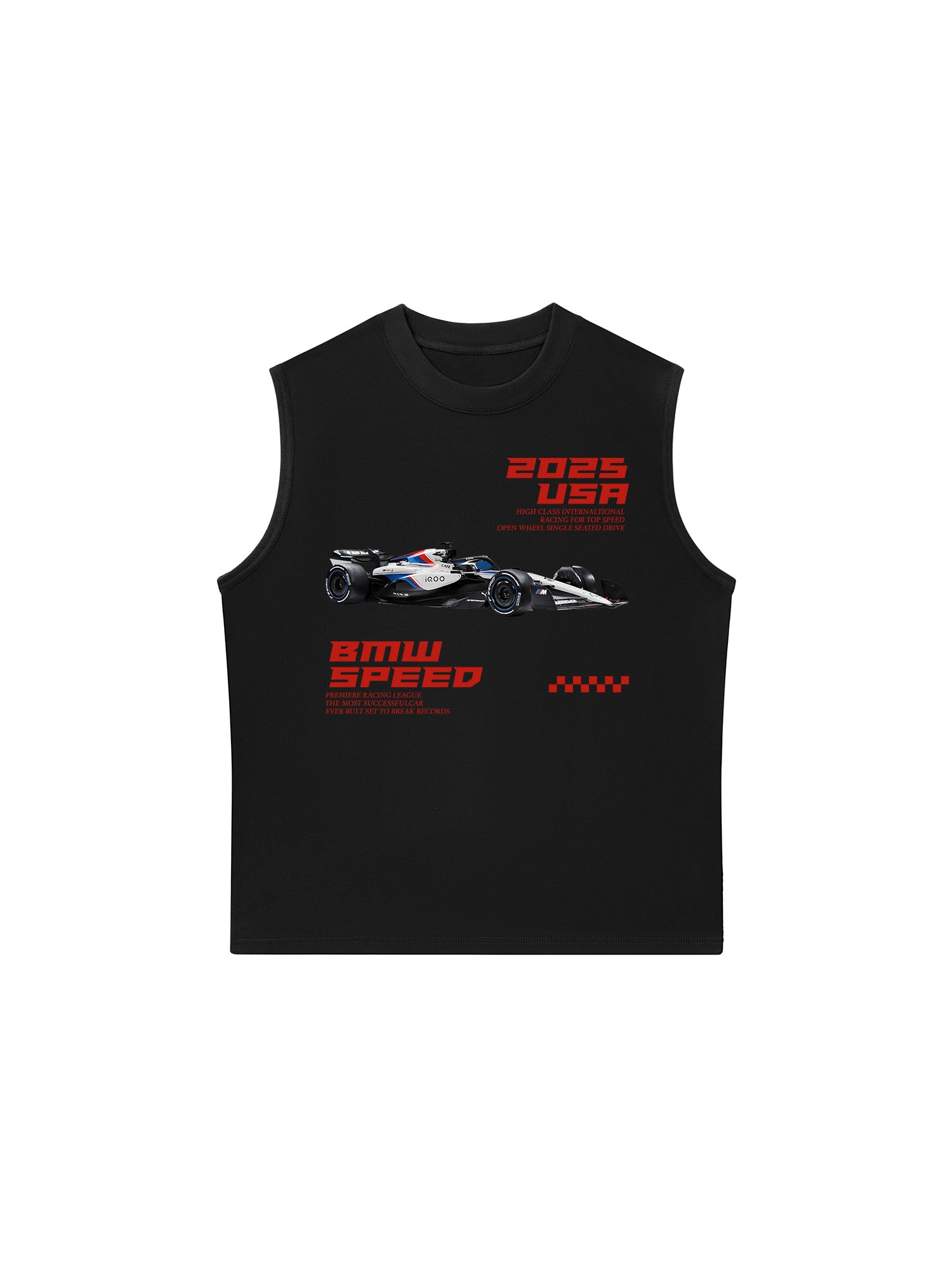 Áo Ba Lỗ Relaxed Fit BMW USA Speed
