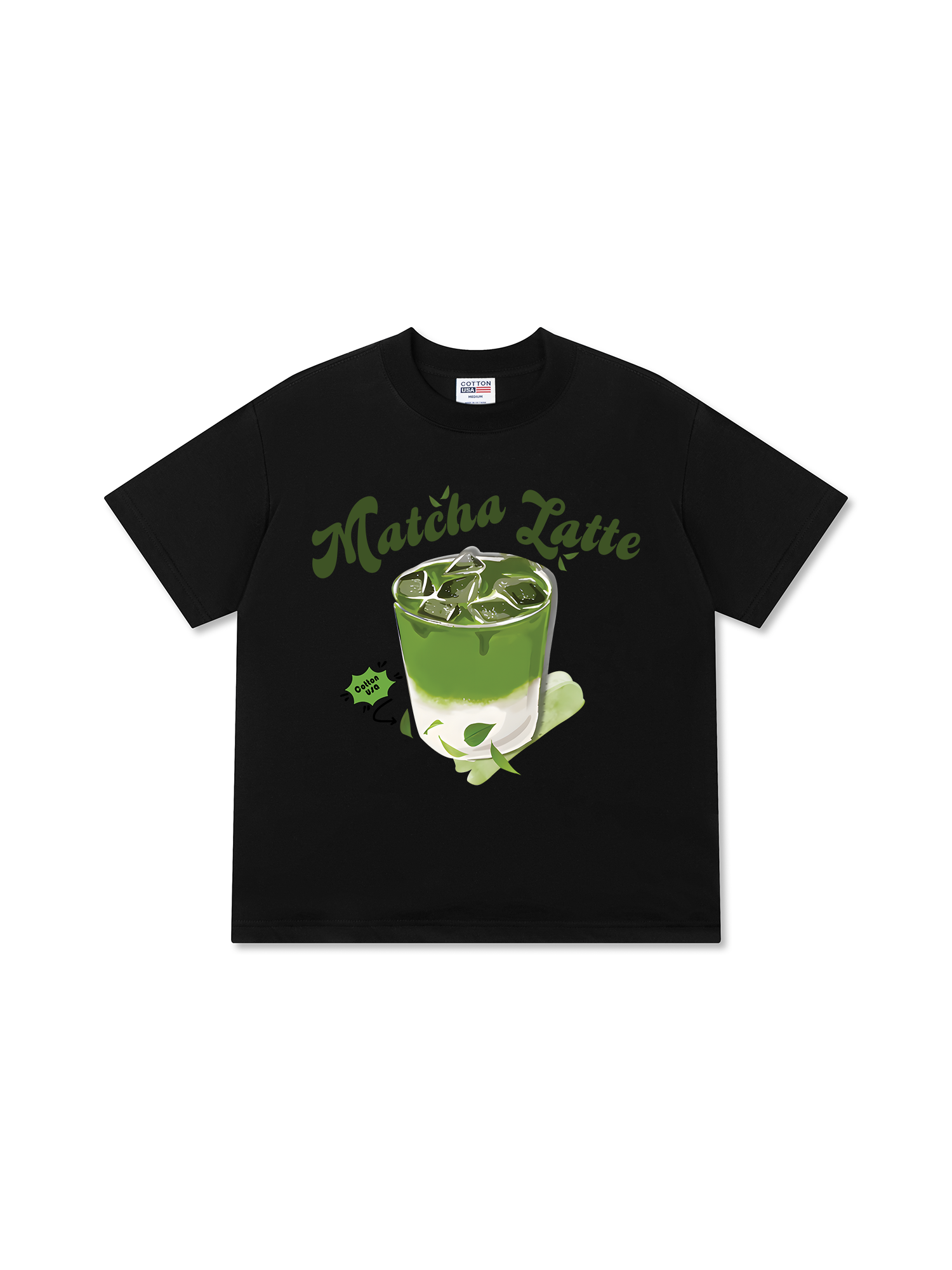 Áo Thun Relaxed Fit Tropical Matcha