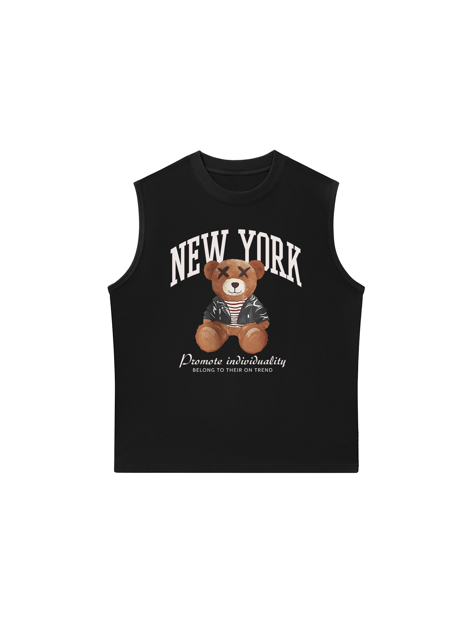 Áo Ba Lỗ Relaxed Fit New York Teddy