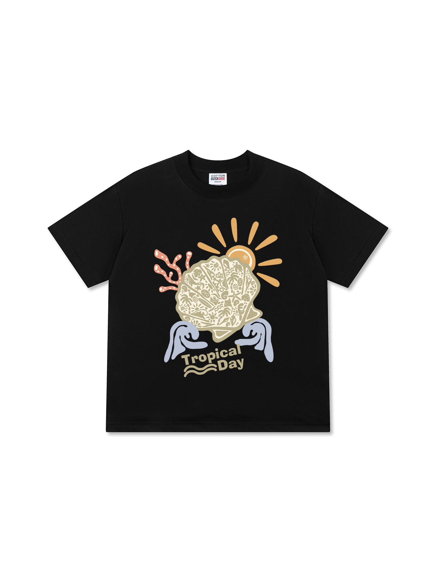 Áo Thun Relaxed Fit Tropical Day