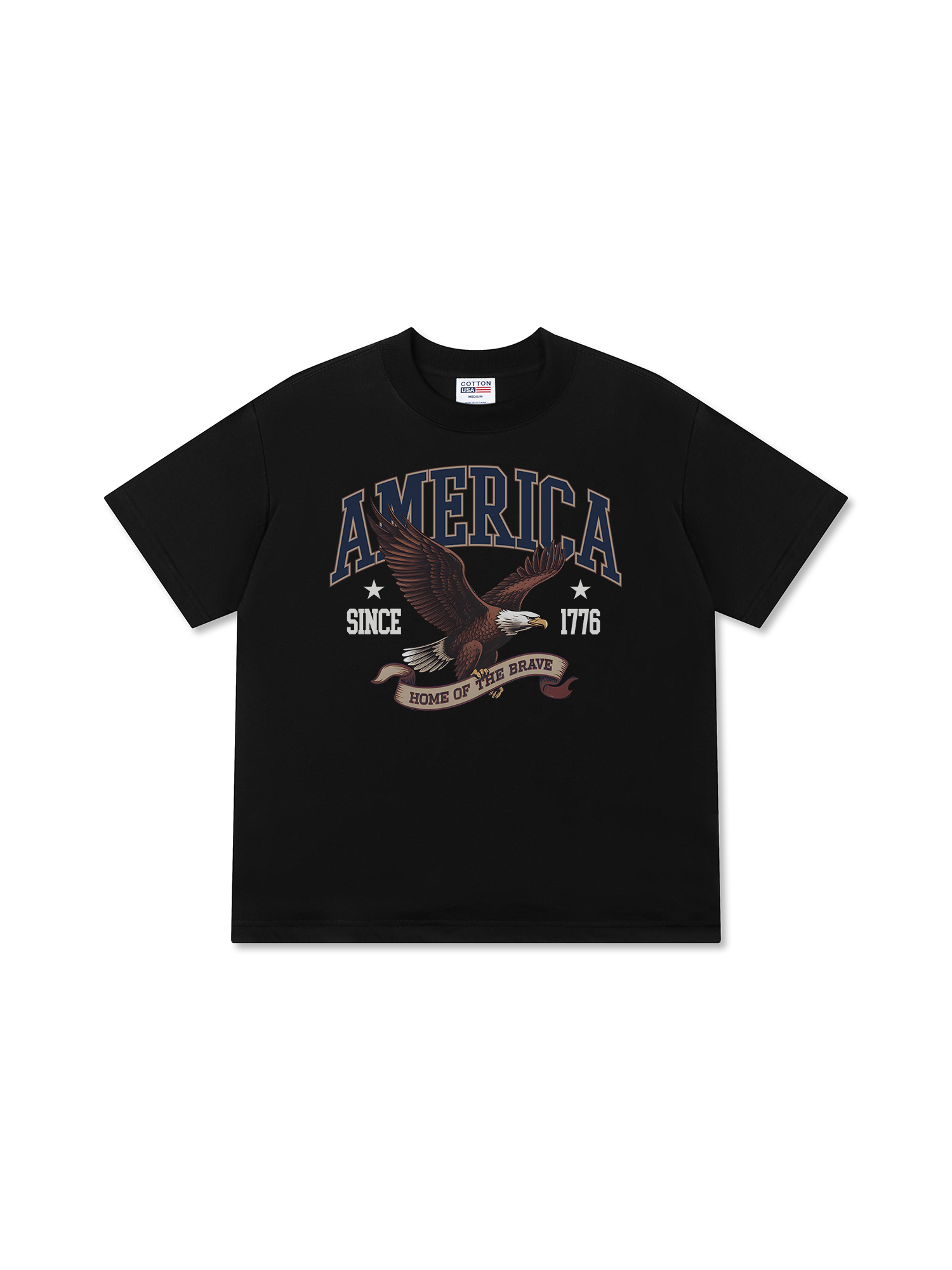 Áo Thun Relaxed Fit USA Home Of The Brave