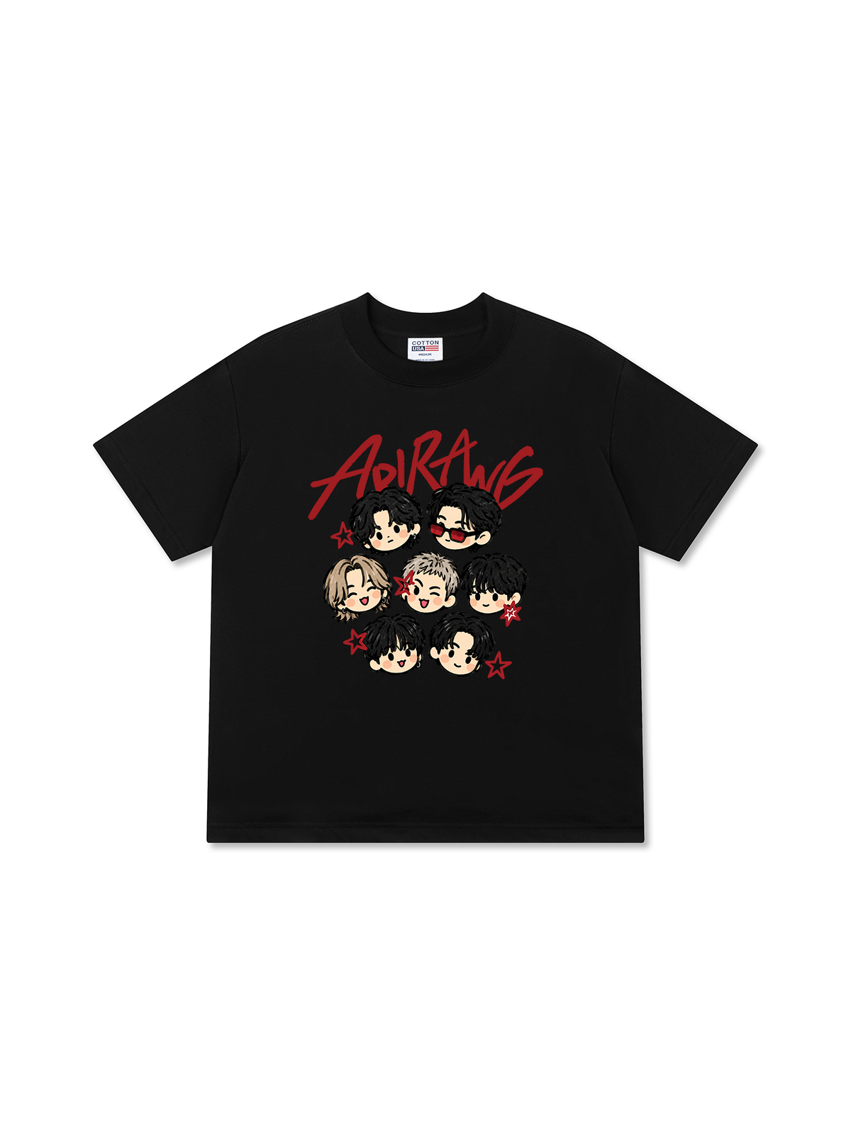 Áo Thun Relaxed Fit BTS Chibi cute