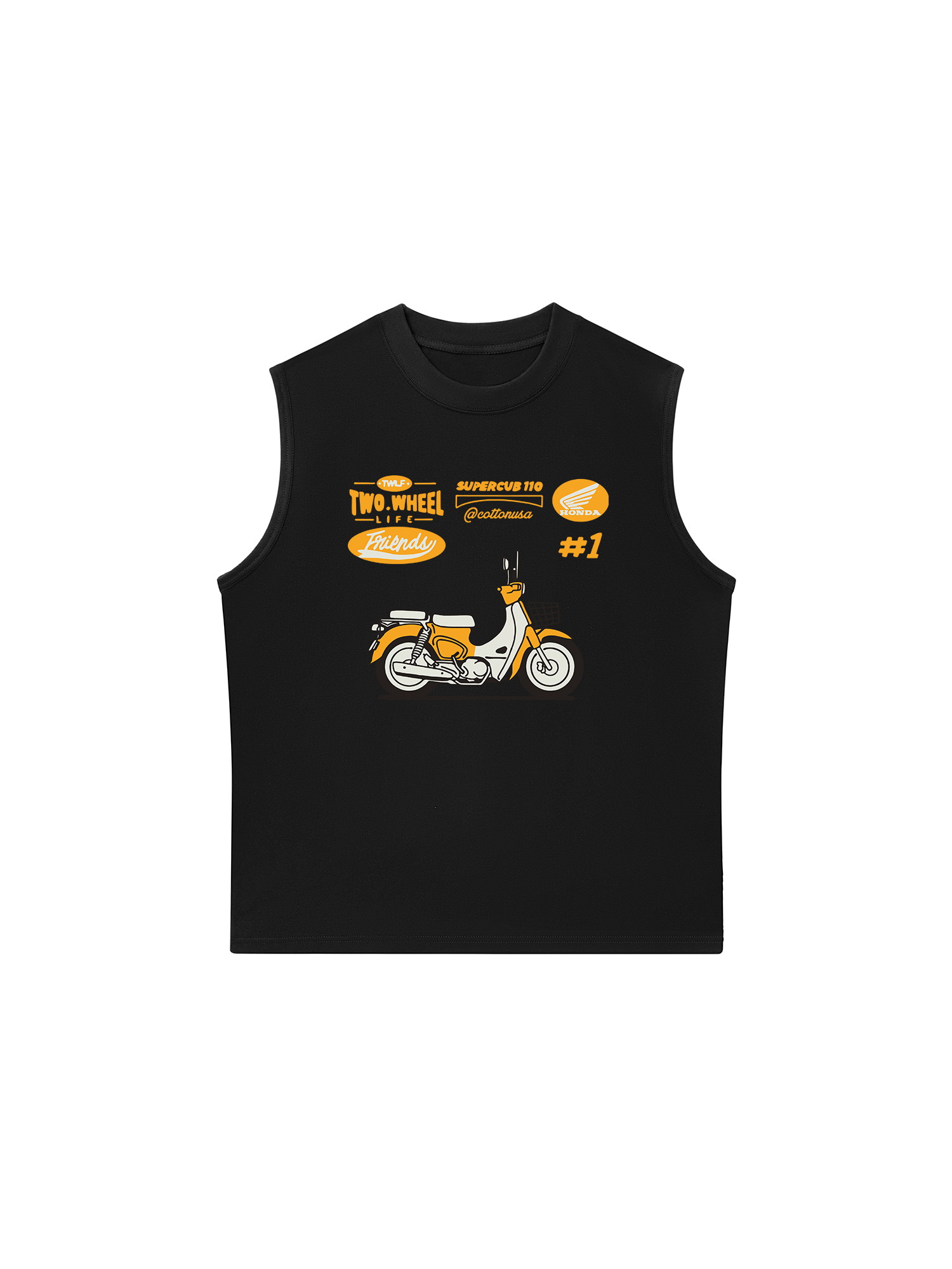Áo Ba Lỗ Relaxed Fit Super Cub 110