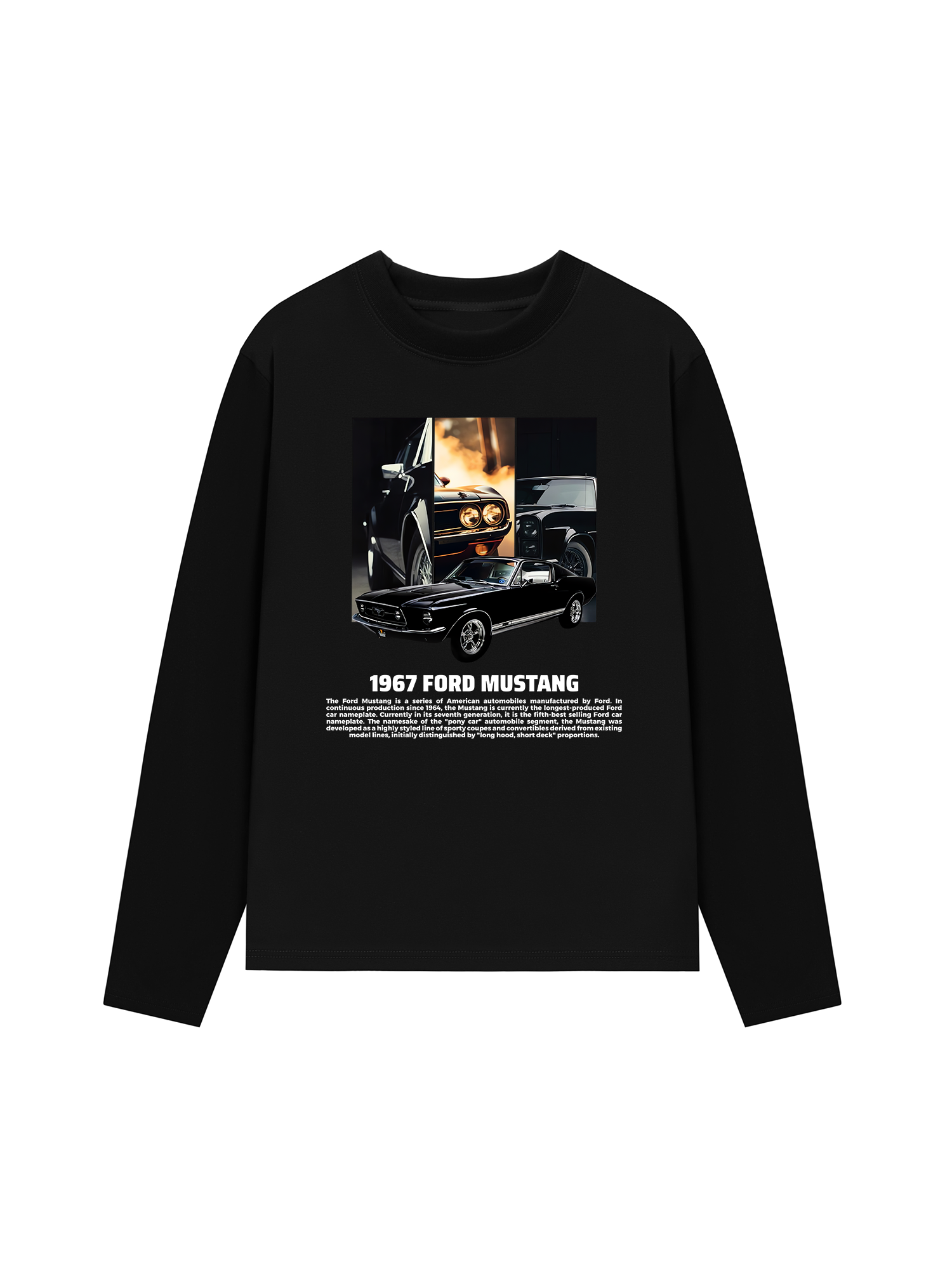 Áo Thun Dài Tay Ford Mustang 1967