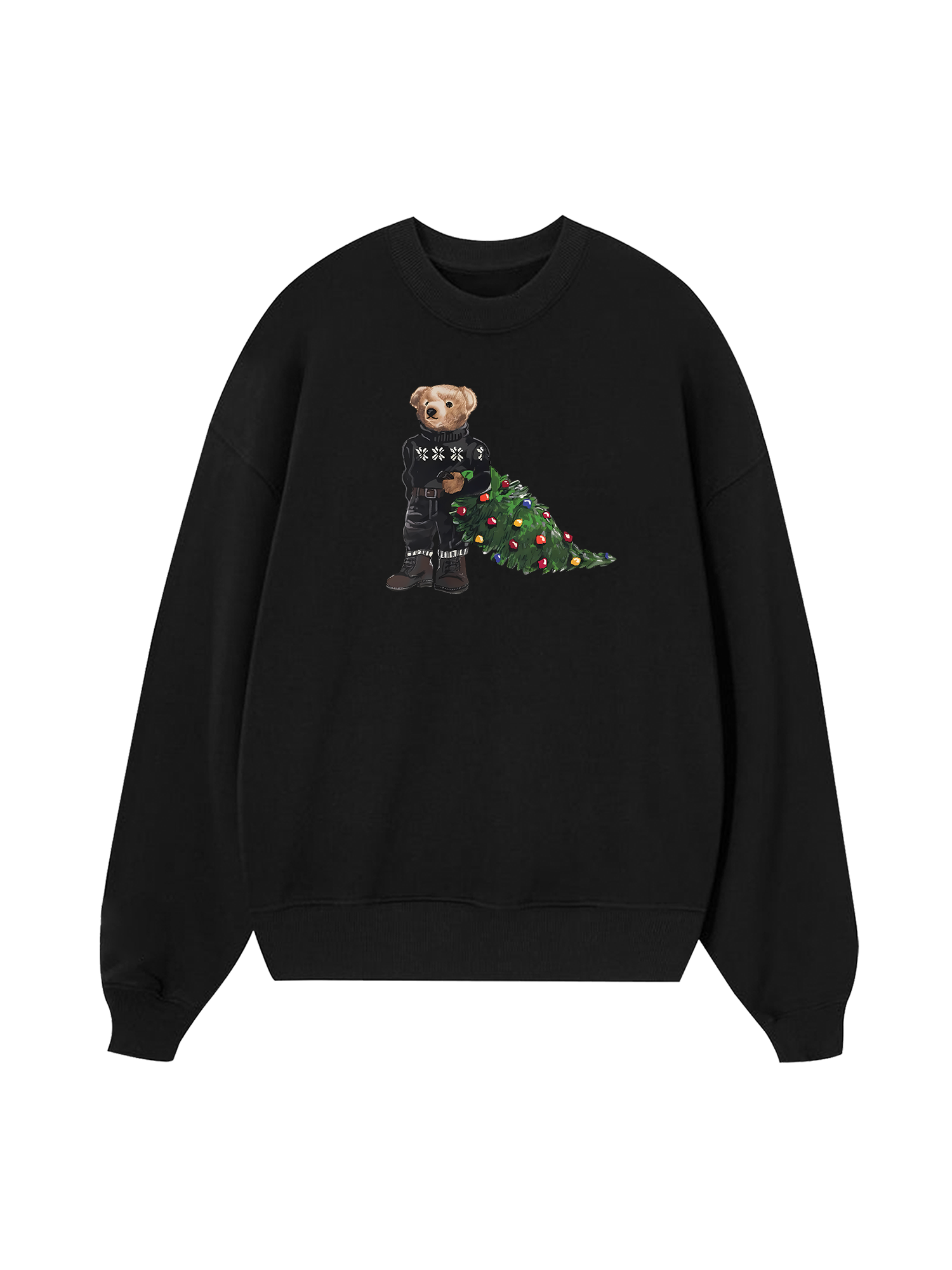 Bear With Xmas Tree Sweater