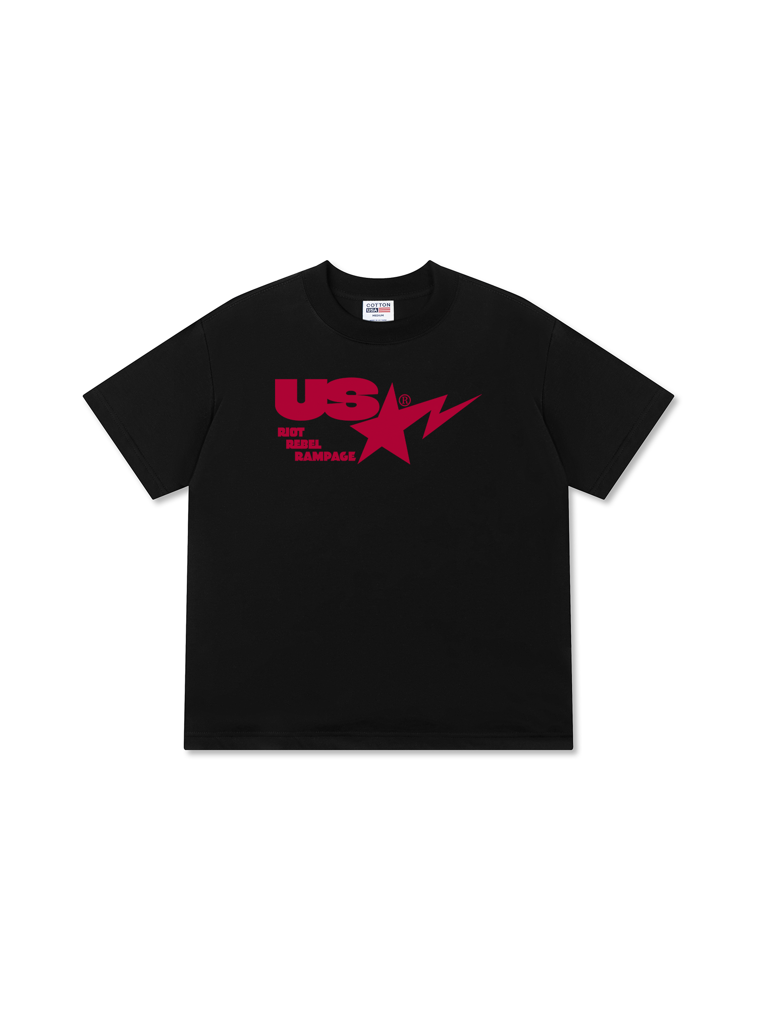 Áo Thun Relaxed Fit USA Riot Rebel Rampage