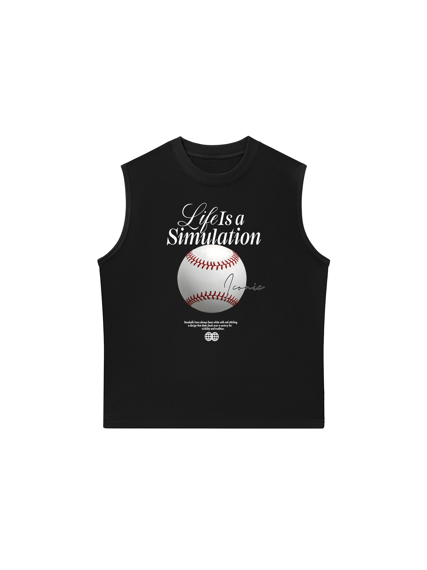Áo Ba Lỗ Relaxed Fit Baseball Simulation