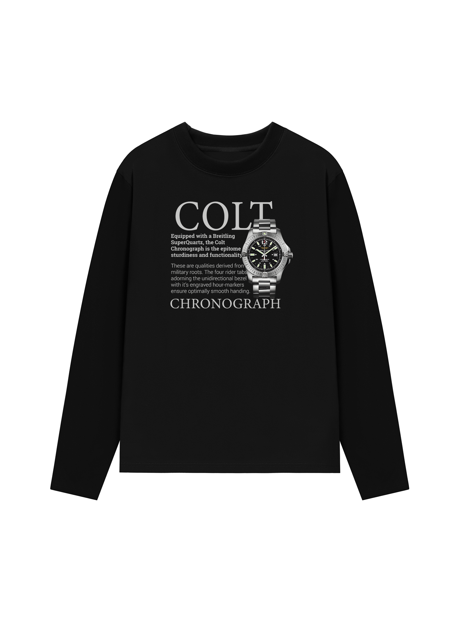 Áo Thun Dài Tay Watch Colt Chronograph