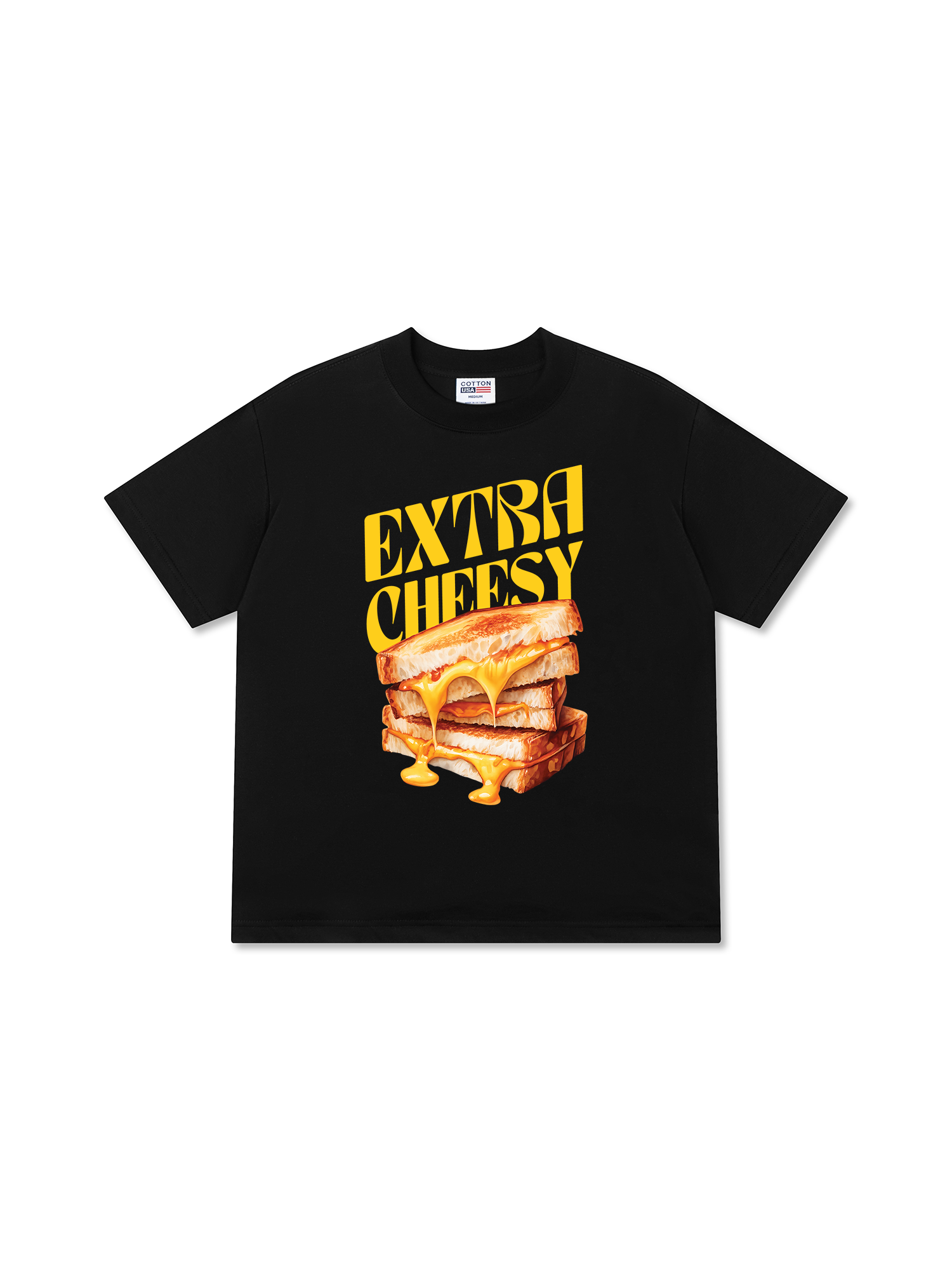 Áo Thun Relaxed Fit Yummy Mood Extra Cheesy