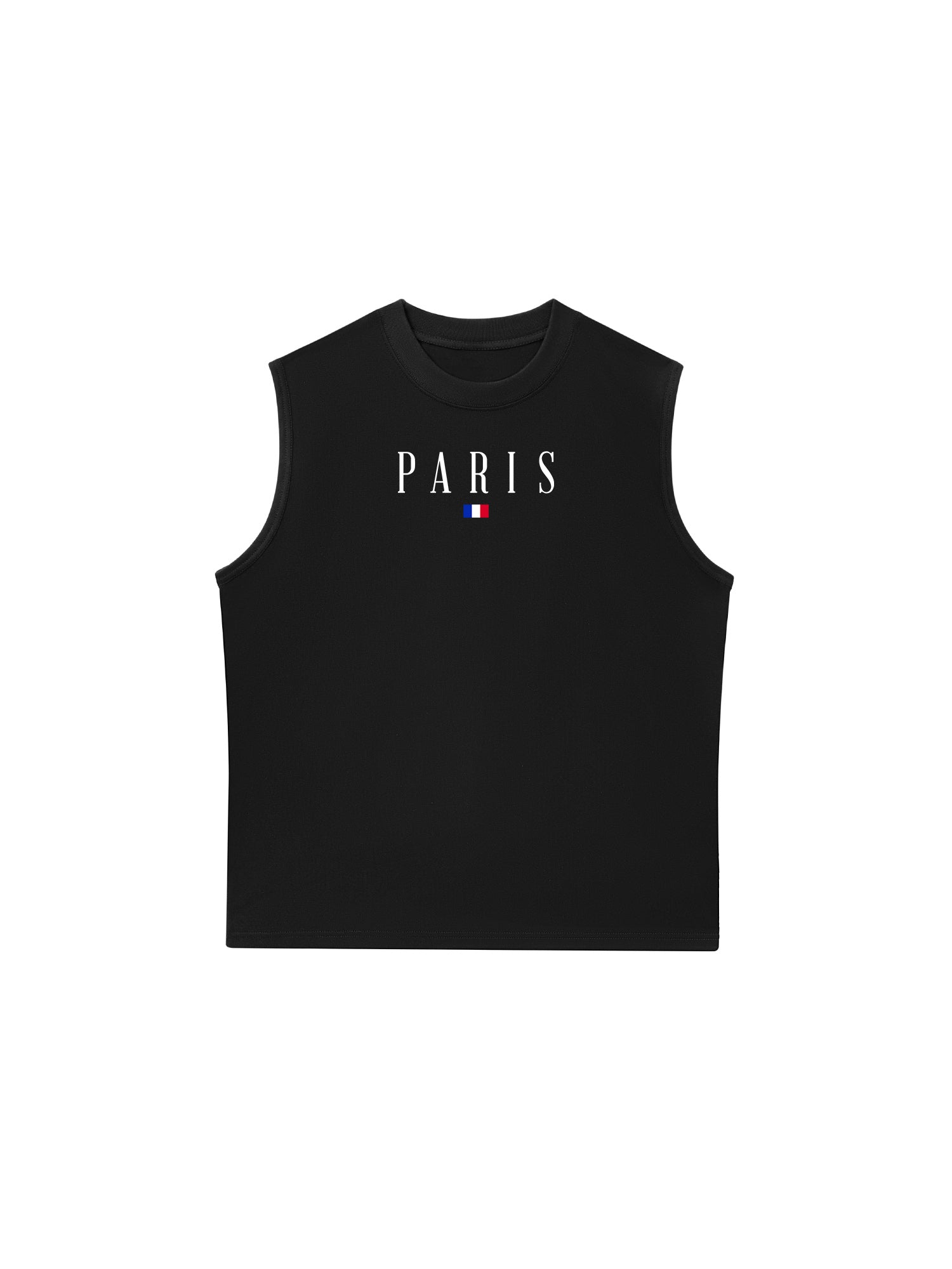 Áo Ba Lỗ Relaxed Fit Paris Minimalist