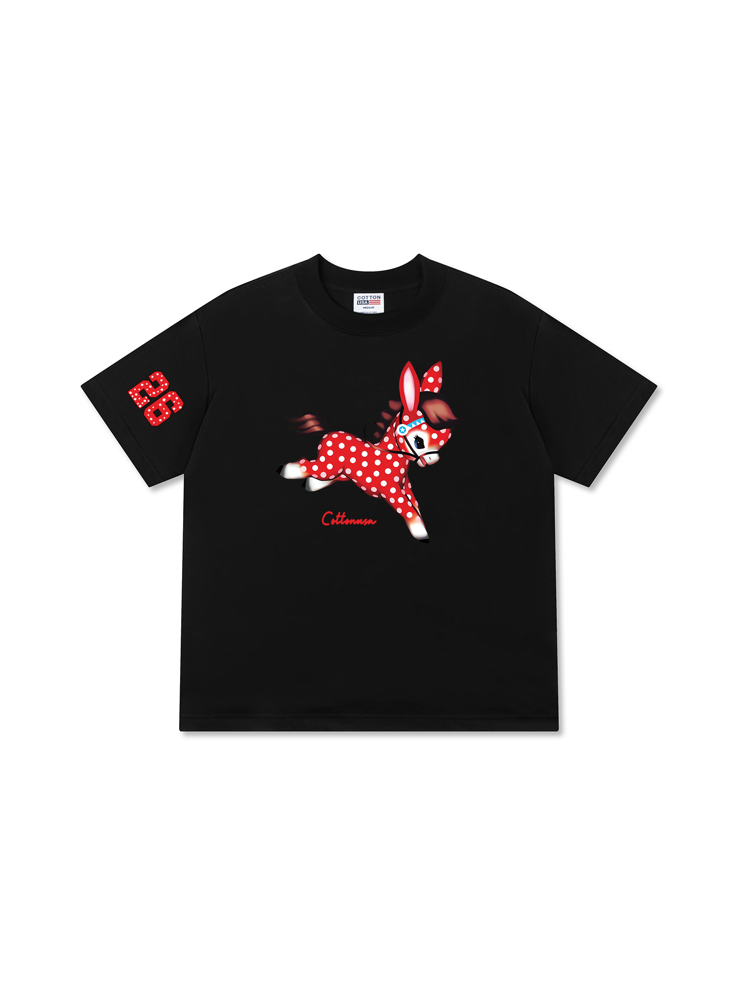 Áo Thun Relaxed Fit Dots Horse