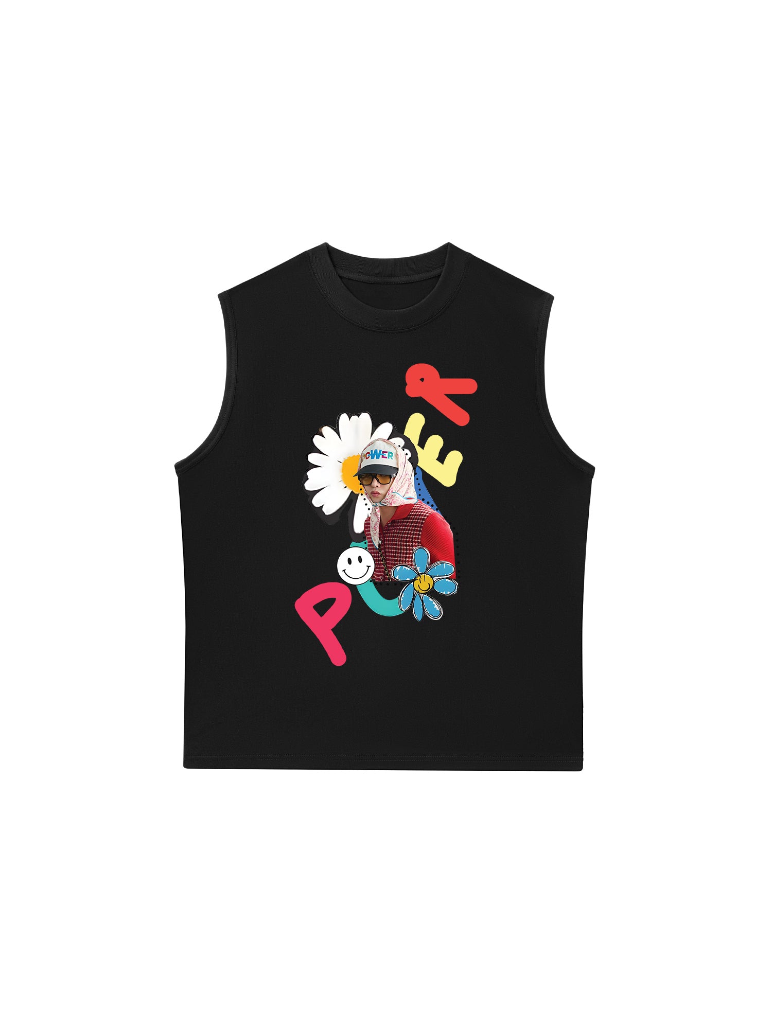 Áo Ba Lỗ Relaxed Fit Floral Power Daisy Flower X GD
