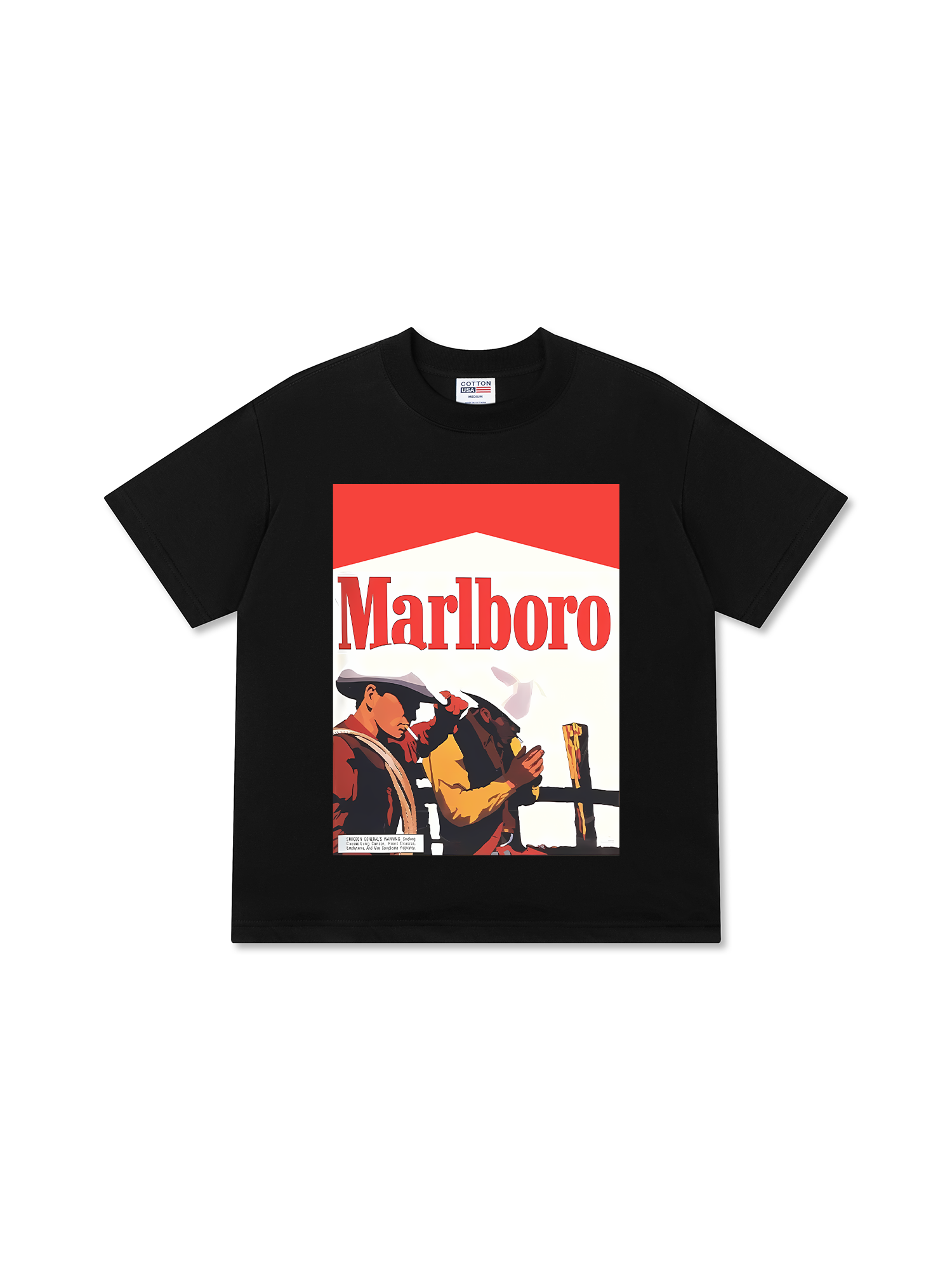 Áo Thun Relaxed Fit Marlboro Hunting Cowboy
