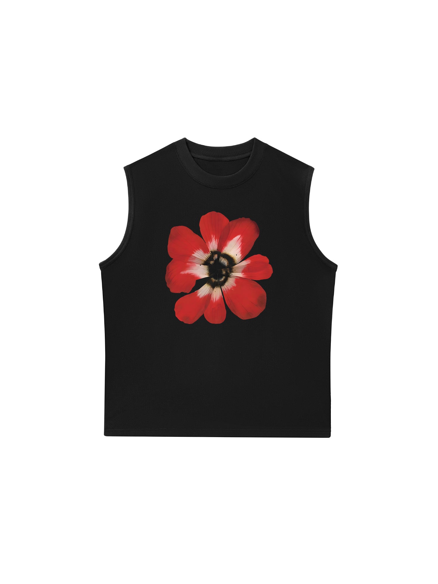 Áo Ba Lỗ Relaxed Fit Floral Red Flower