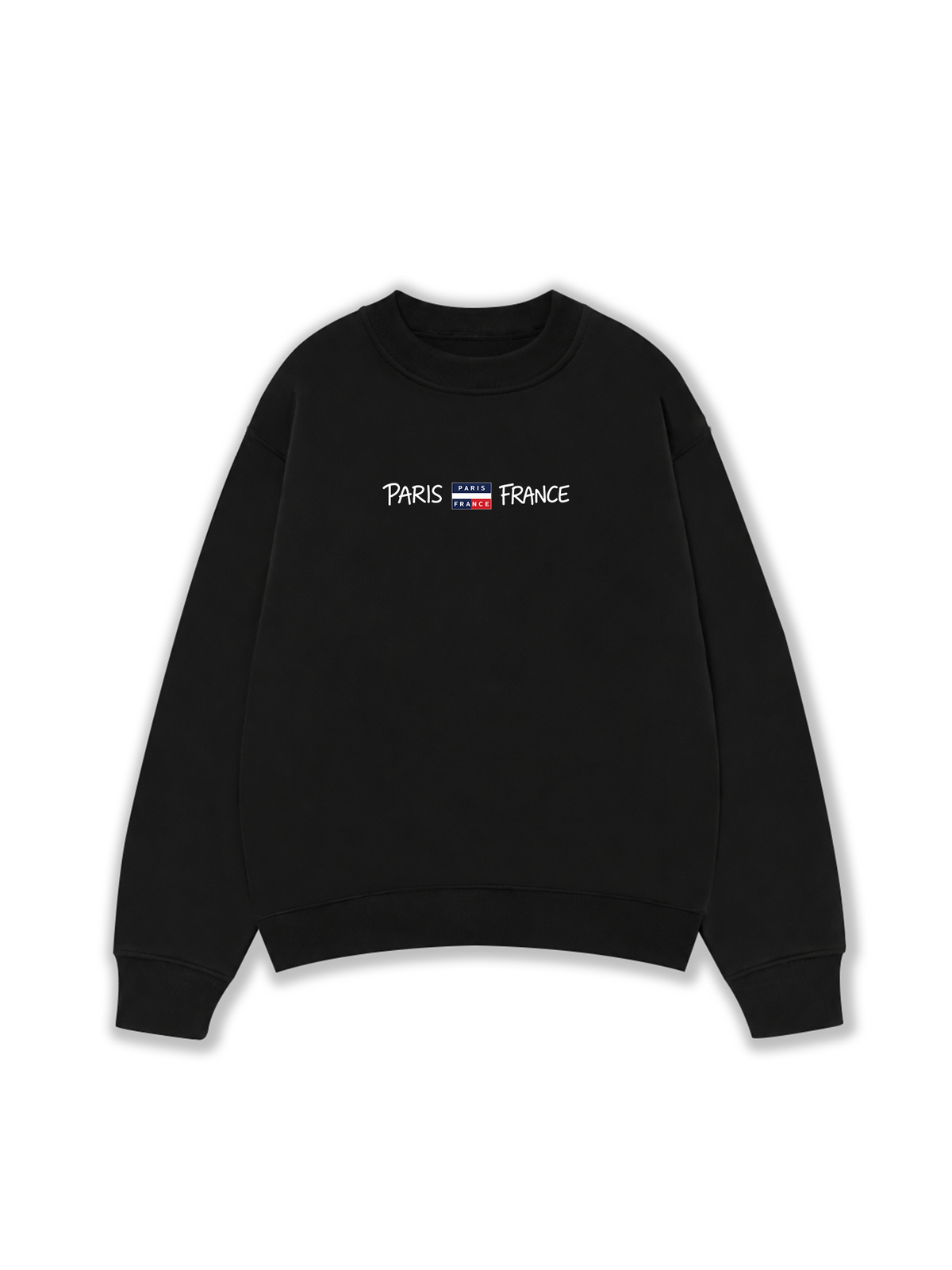 Áo Sweater Nỉ Hai Da Retro Paris France