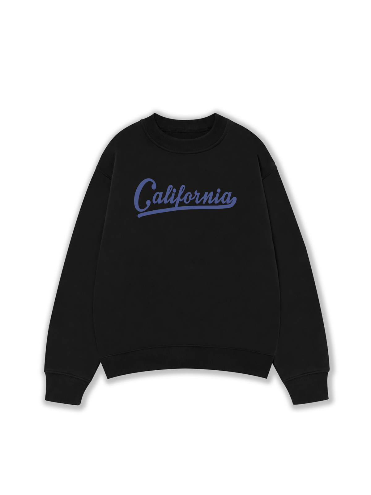 Áo Sweater Nỉ Hai Da USA Califorinia Blue