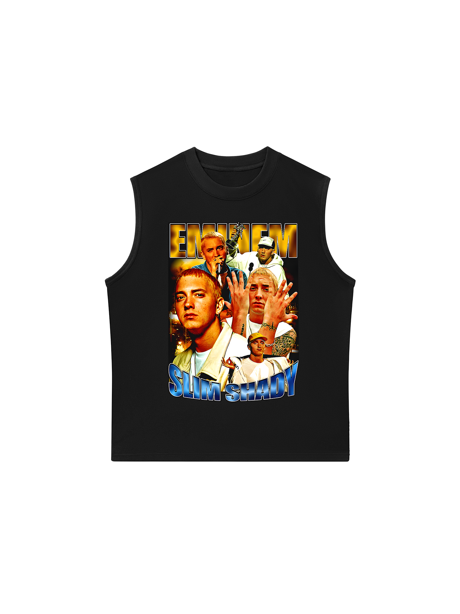 Áo Ba Lỗ Relaxed Fit Rapper Eminem Vintage Style Essential