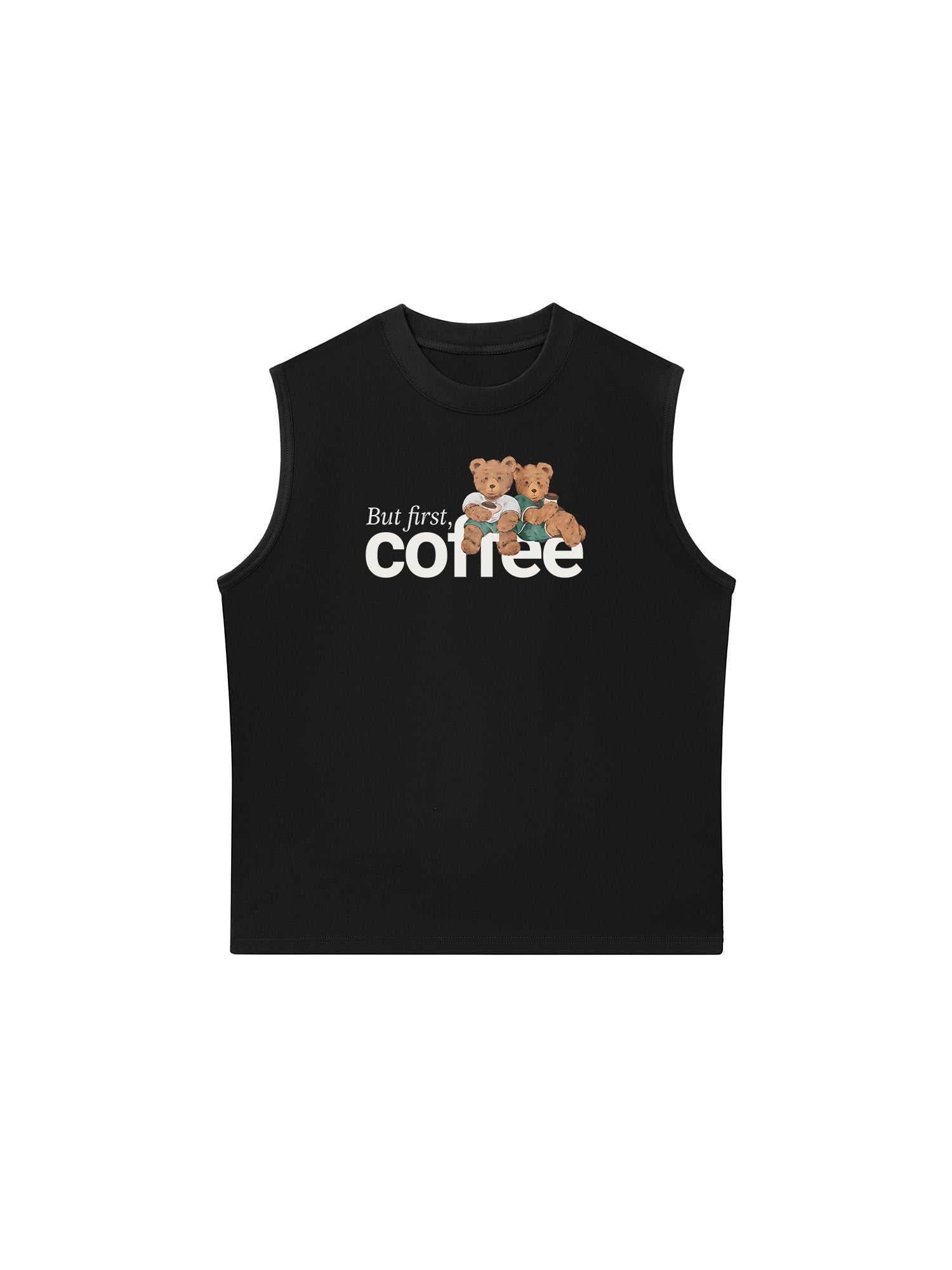 Áo Ba Lỗ Relaxed Fit But First Coffee