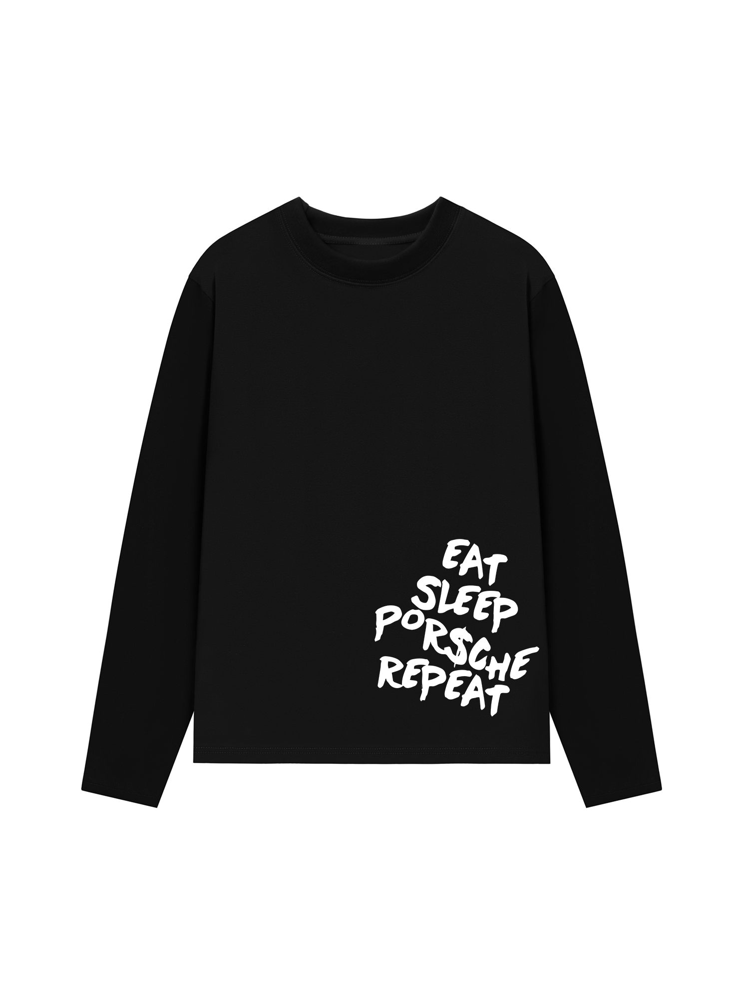 Áo Thun Dài Tay Porsche Eat Sleep Repeat