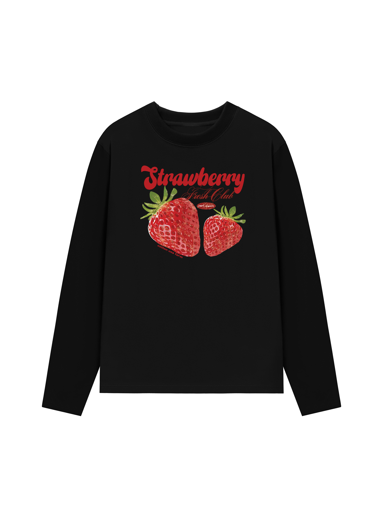 Áo Thun Dài Tay Tropical Strawberry Fresh Club