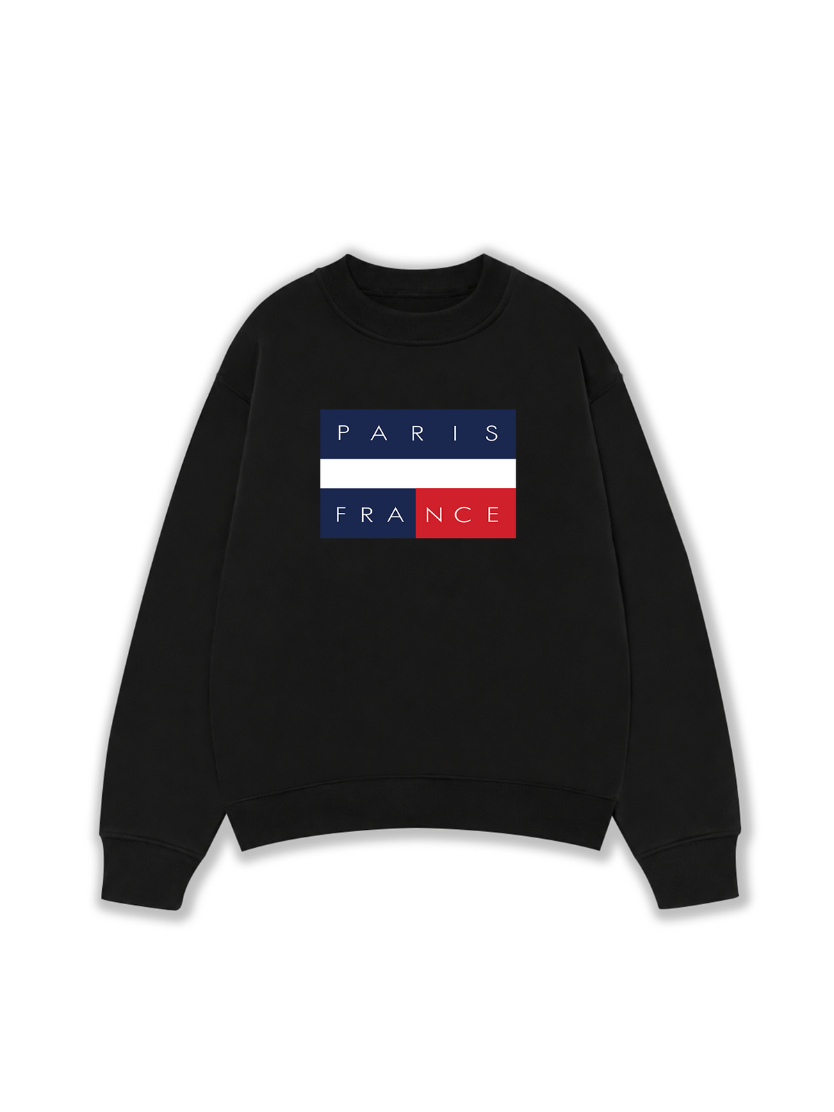 Áo Sweater Nỉ Hai Da Paris France Flag