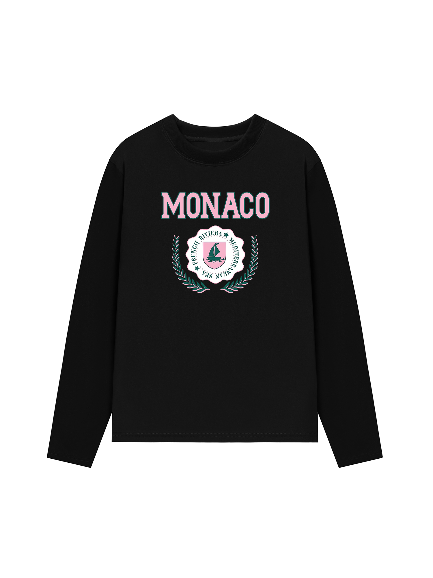 Áo Thun Dài Tay City Pink Monaco