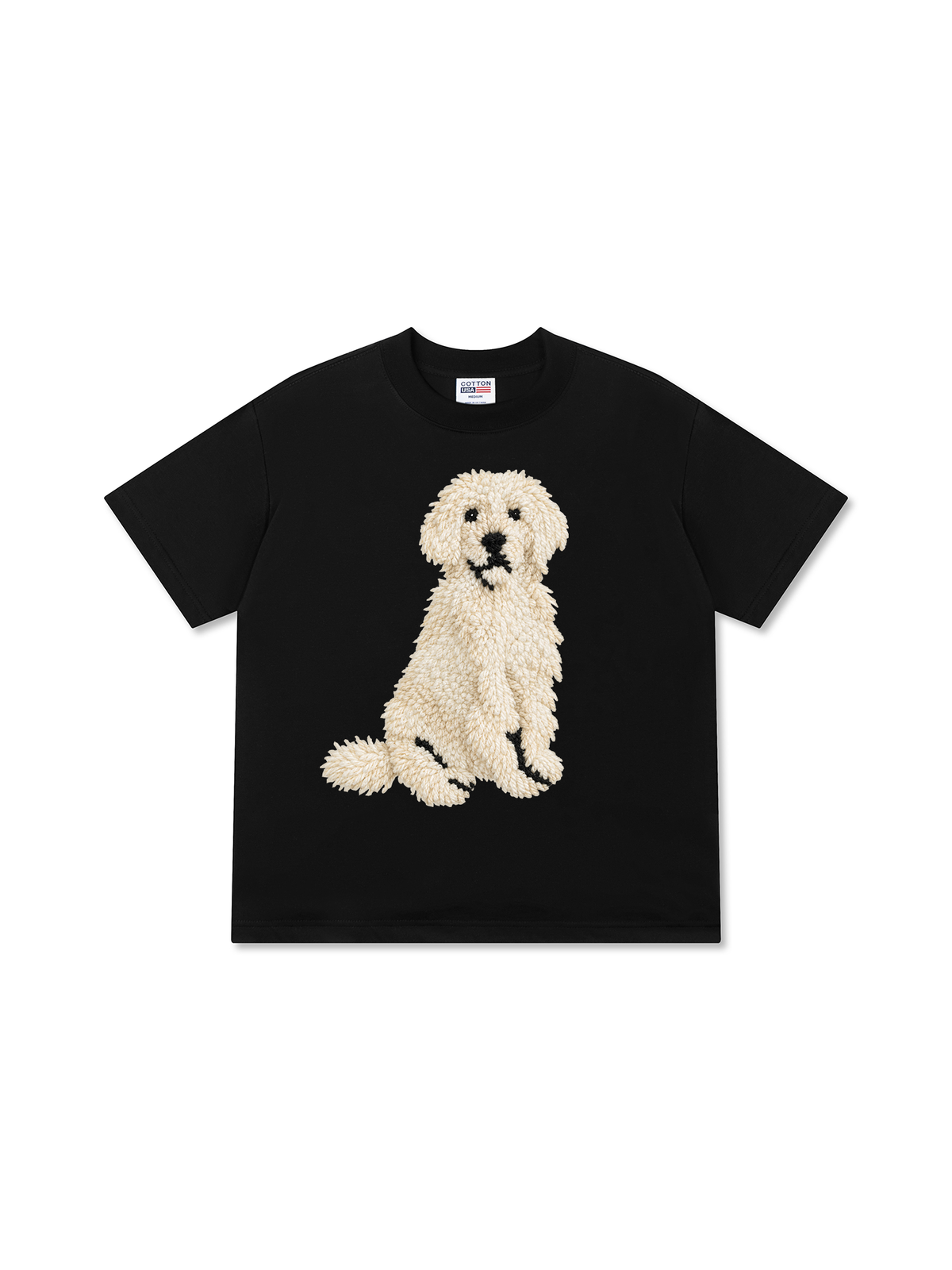 Áo Thun Relaxed Fit White Puppy
