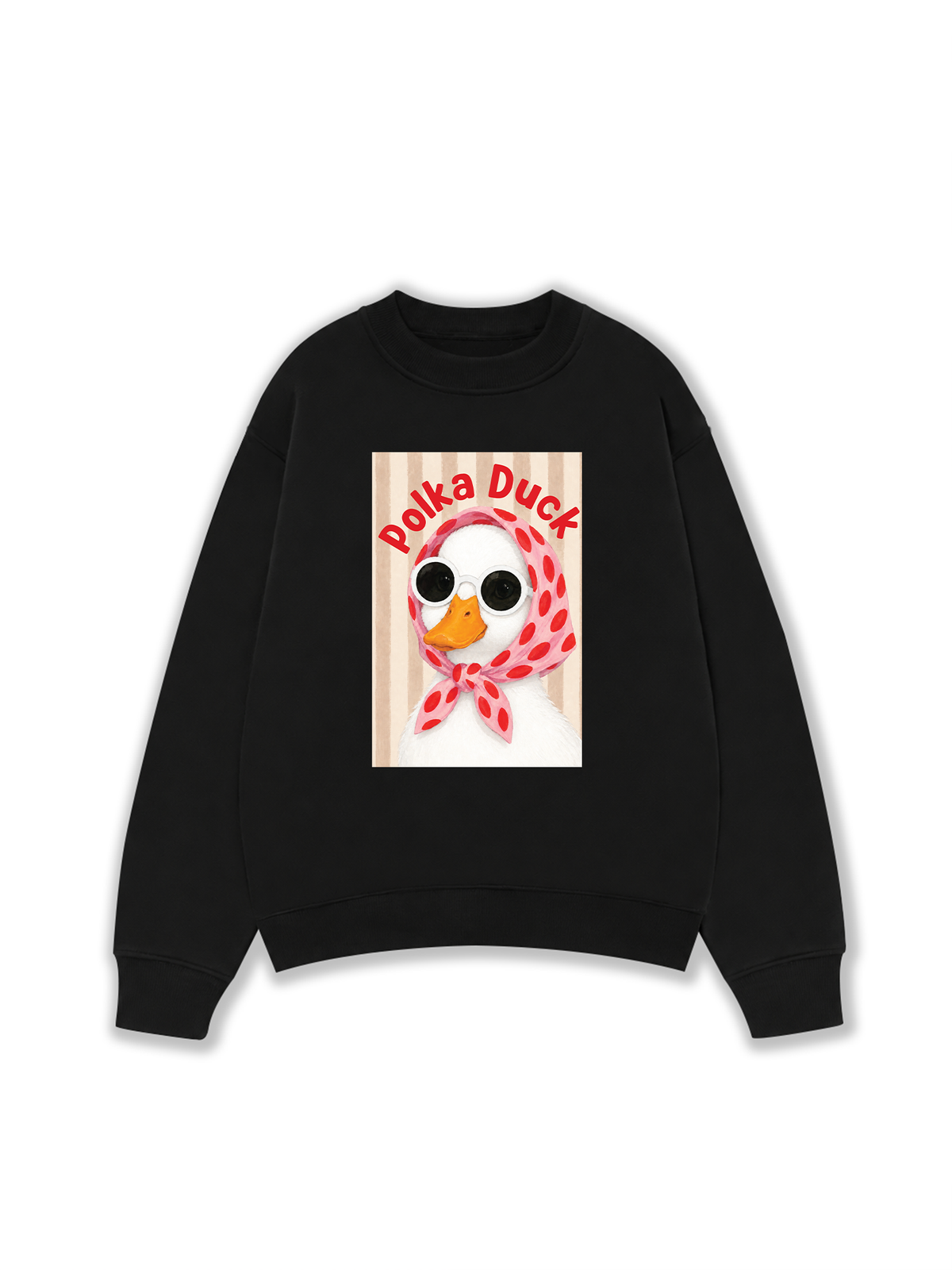 Áo Sweater Nỉ Hai Da Farm Polka Duck