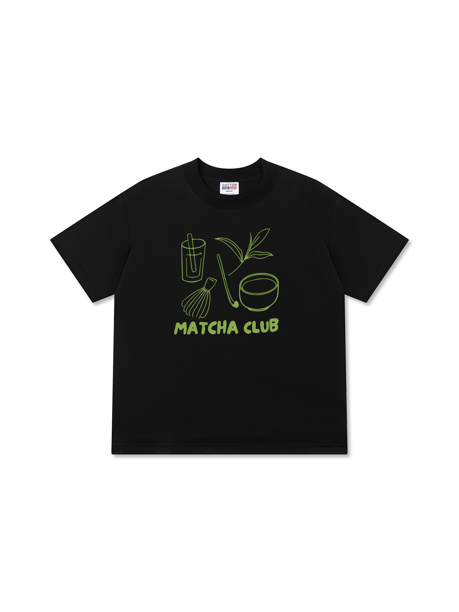 Áo Thun Relaxed Fit Daily Cup Matcha Club