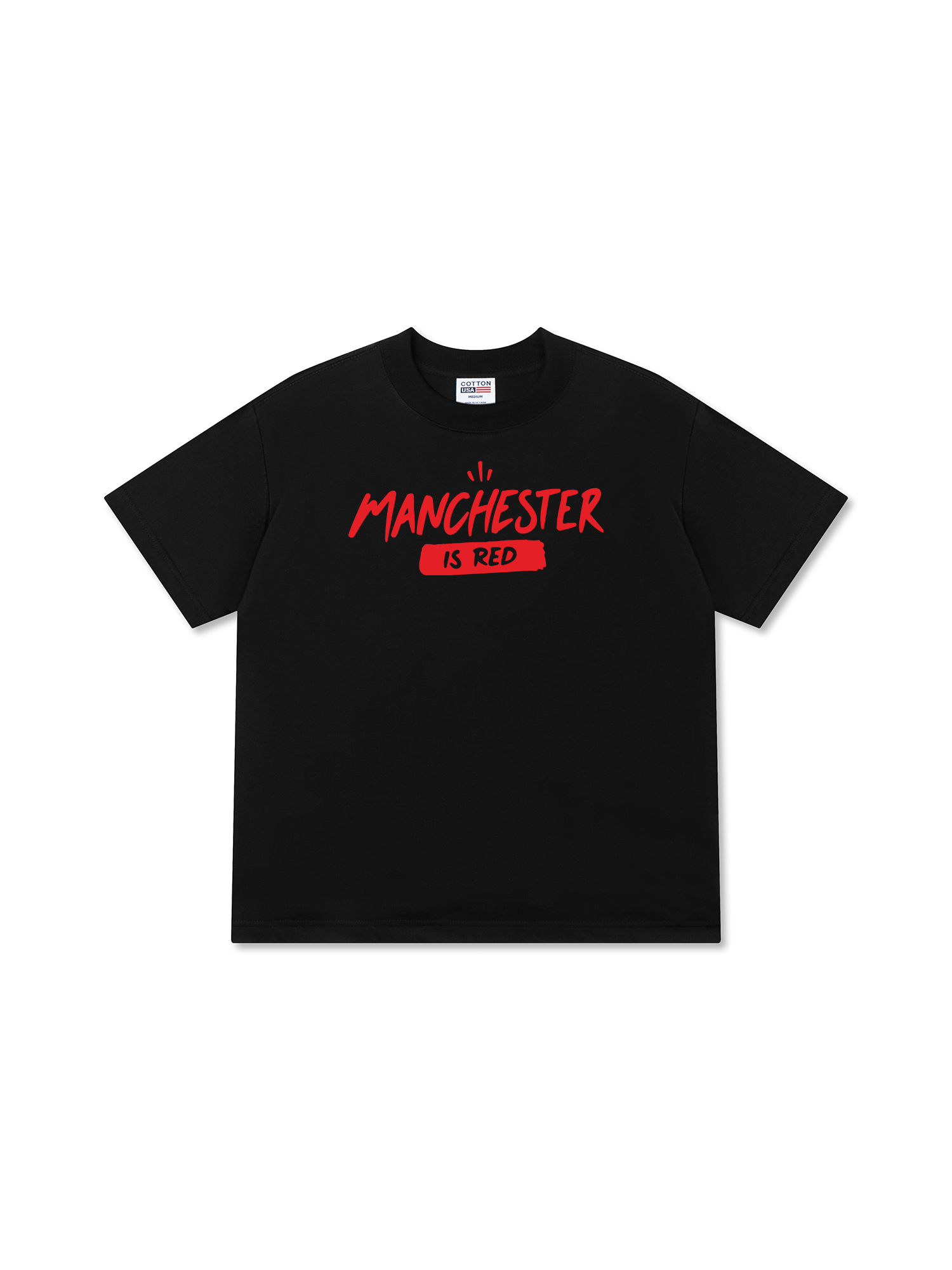 Áo Thun Relaxed Fit Soccer Manchester Is Red