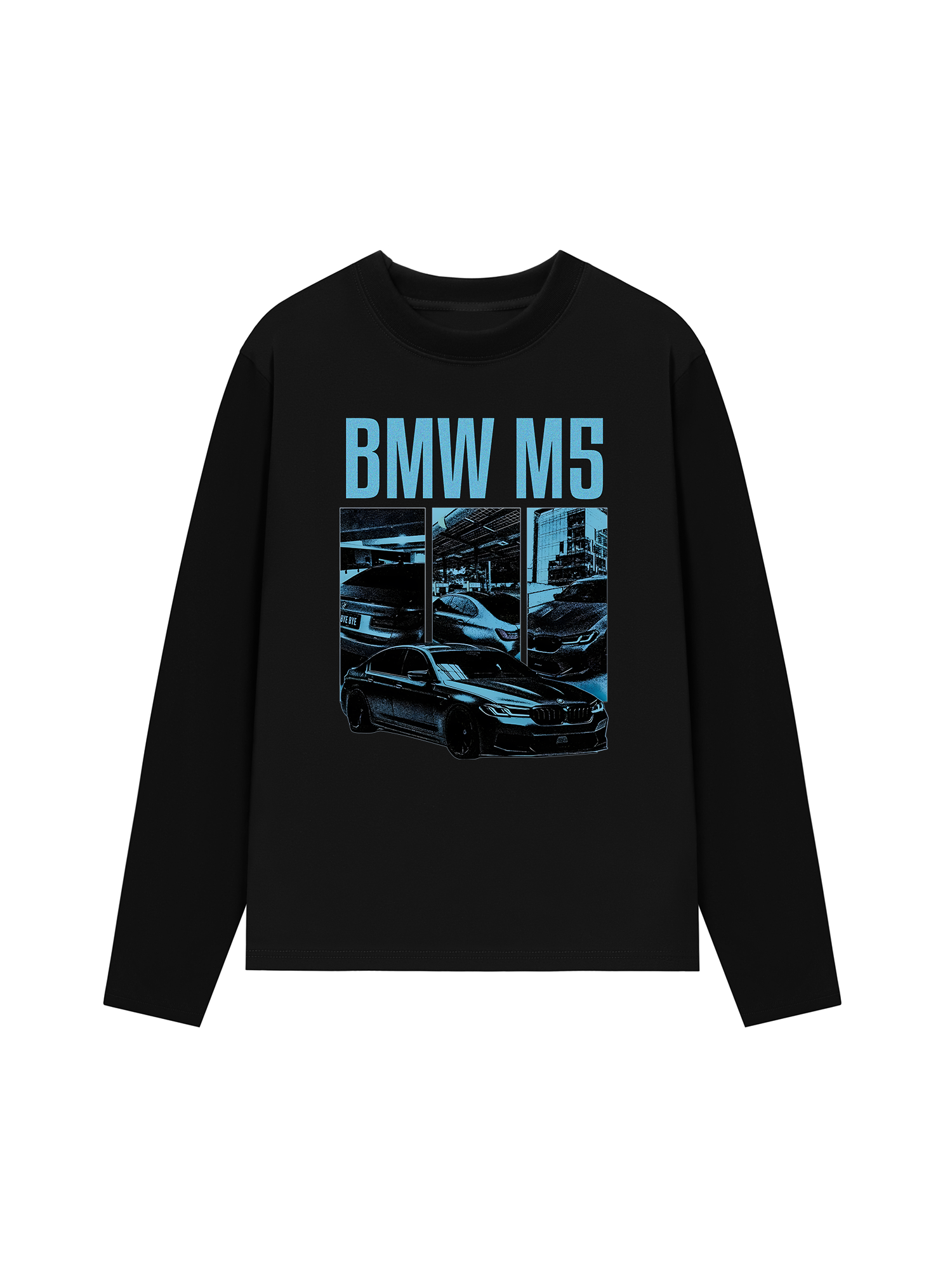 Áo Thun Dài Tay BMW M5 Dark Blue