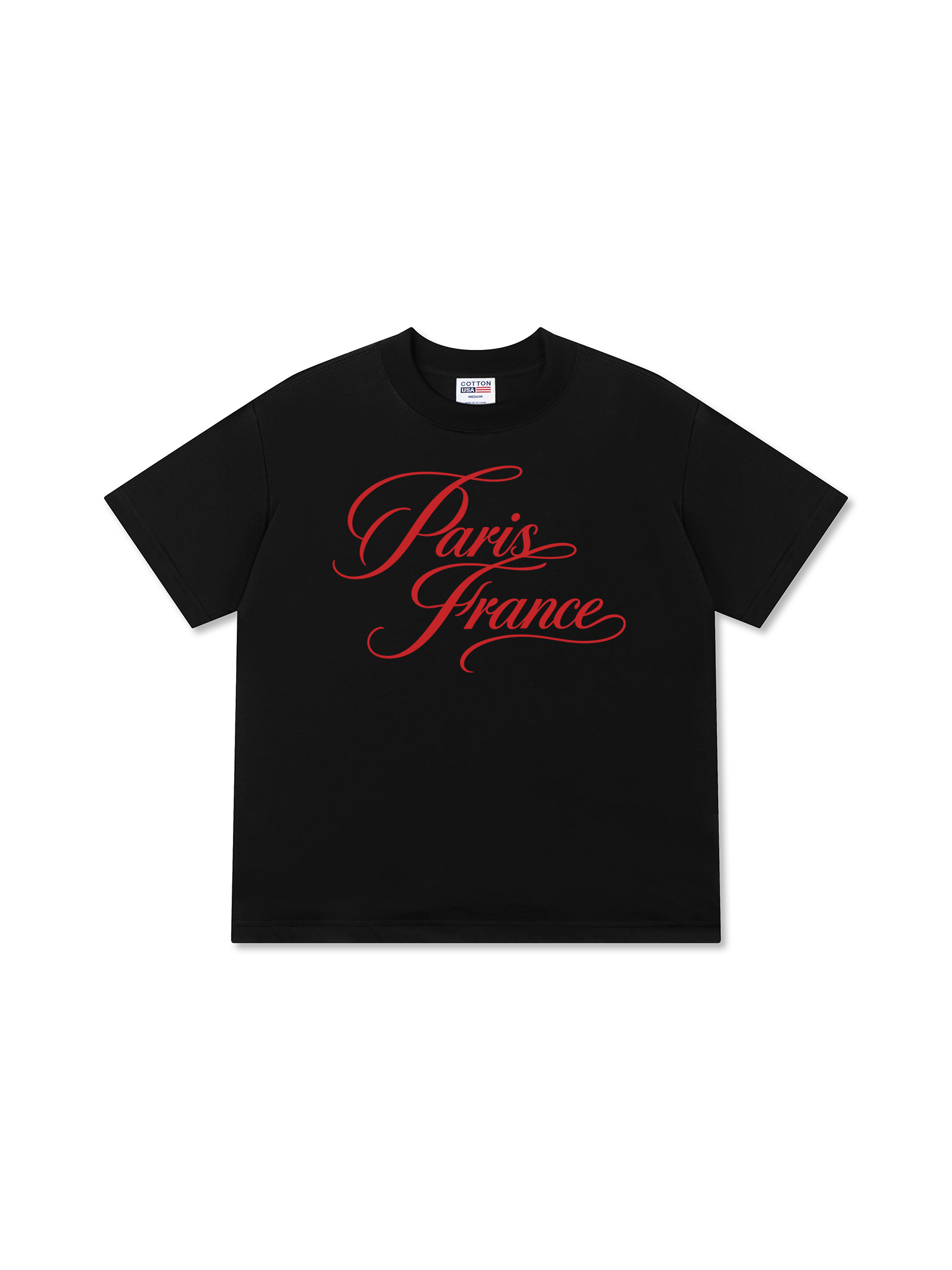 Áo Thun Relaxed Fit Red Paris France