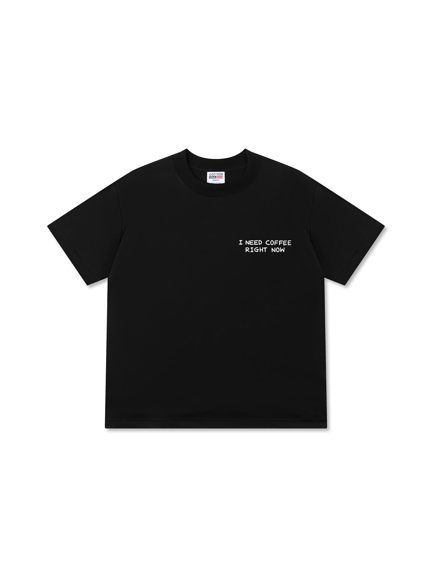 Áo Thun Relaxed Fit Daily Cup I Need Coffee Right Now