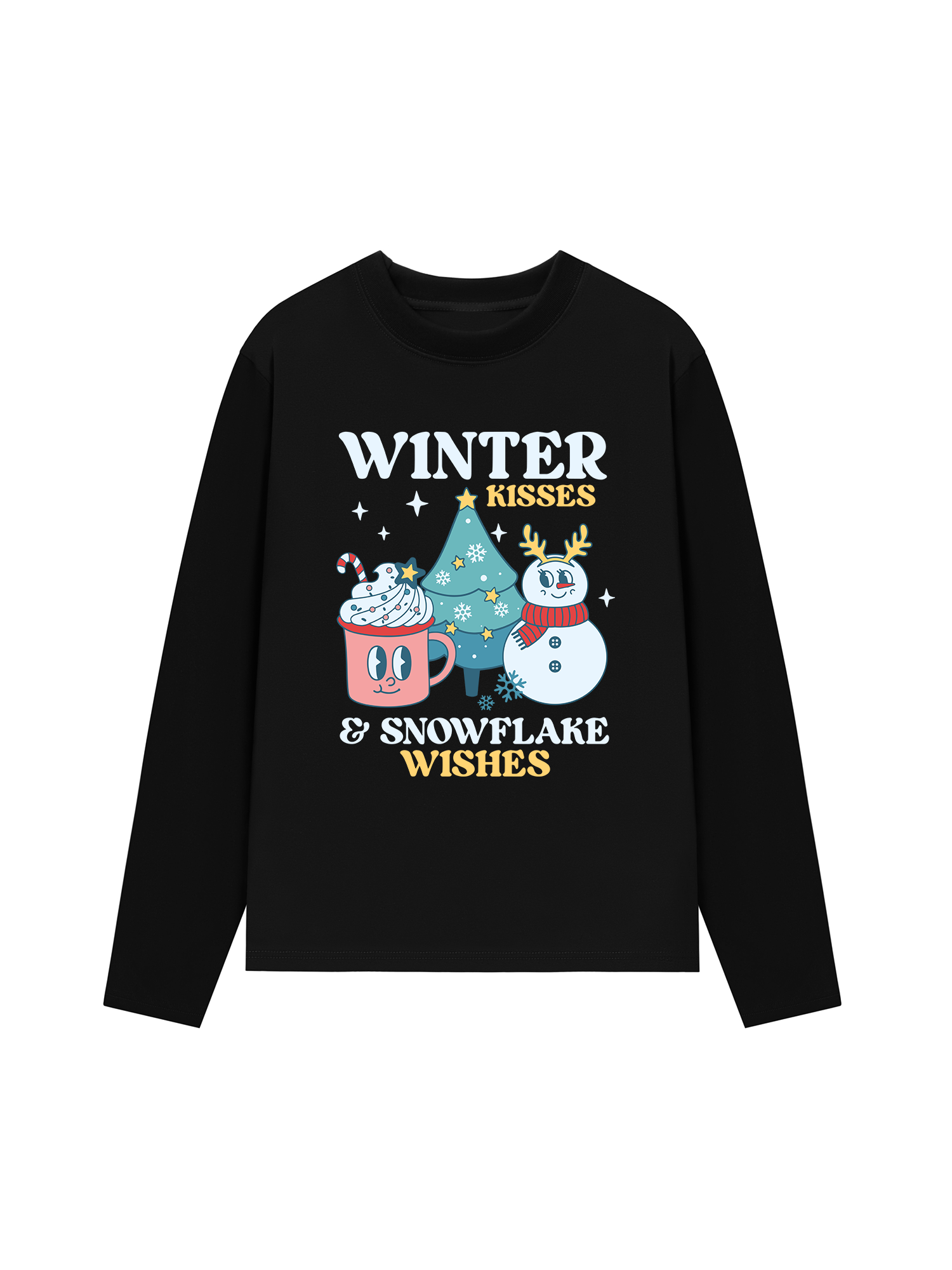 Áo Thun Dài Tay Winter Kisses