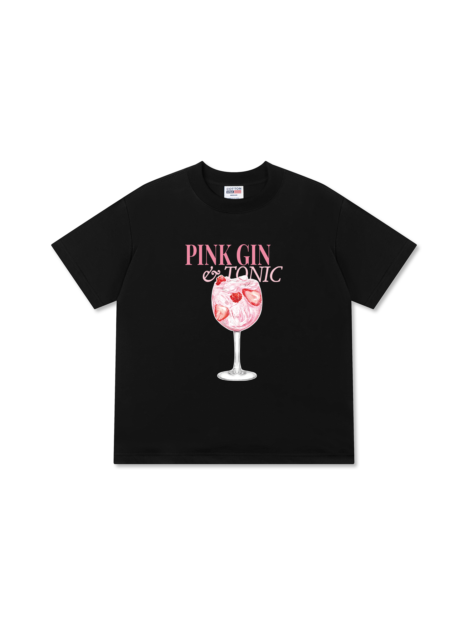 Áo Thun Relaxed Fit Pink Gin & Tonic
