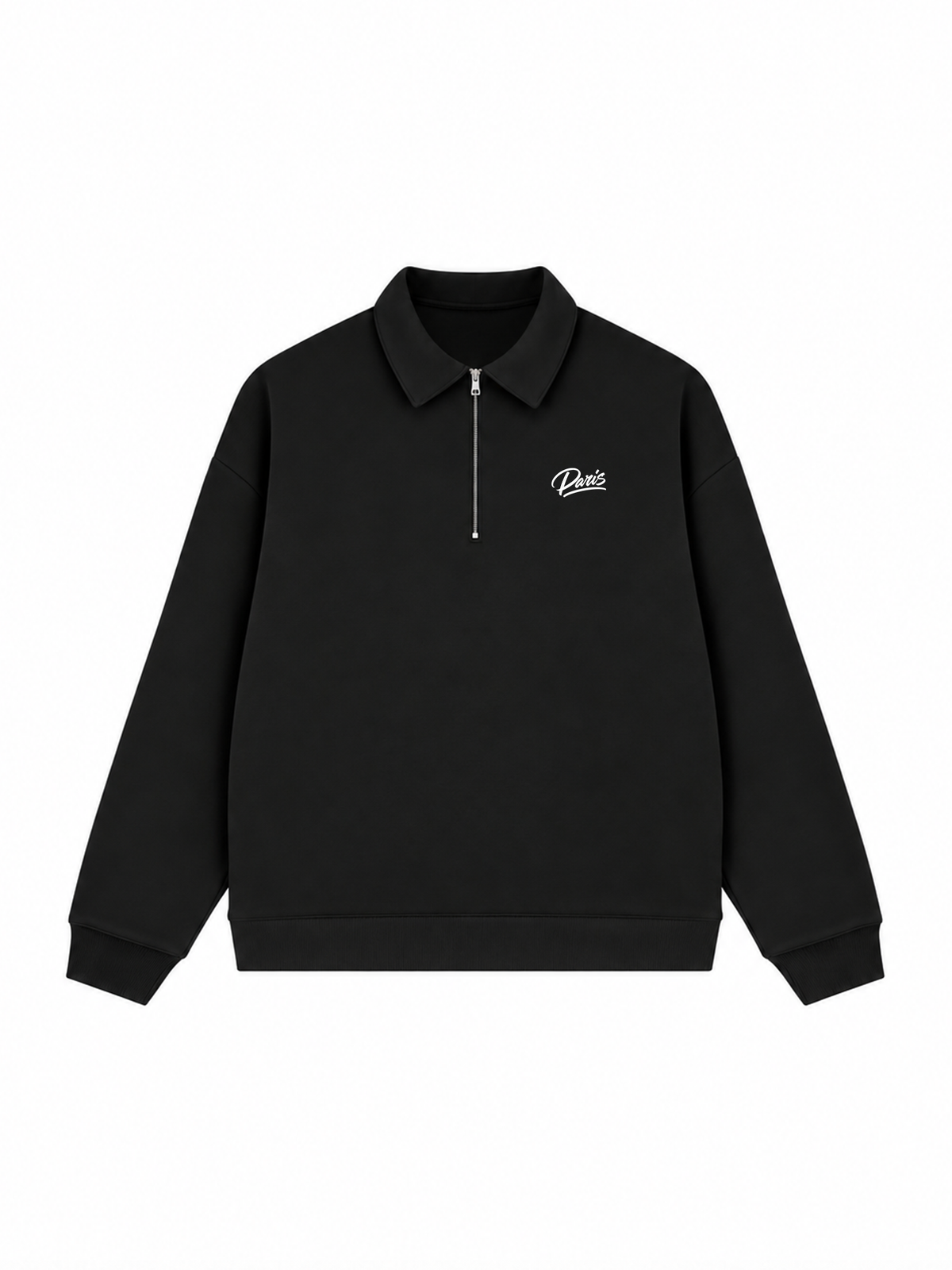 Áo Sweater Polo Nỉ Hai Da Paris Basic Logo