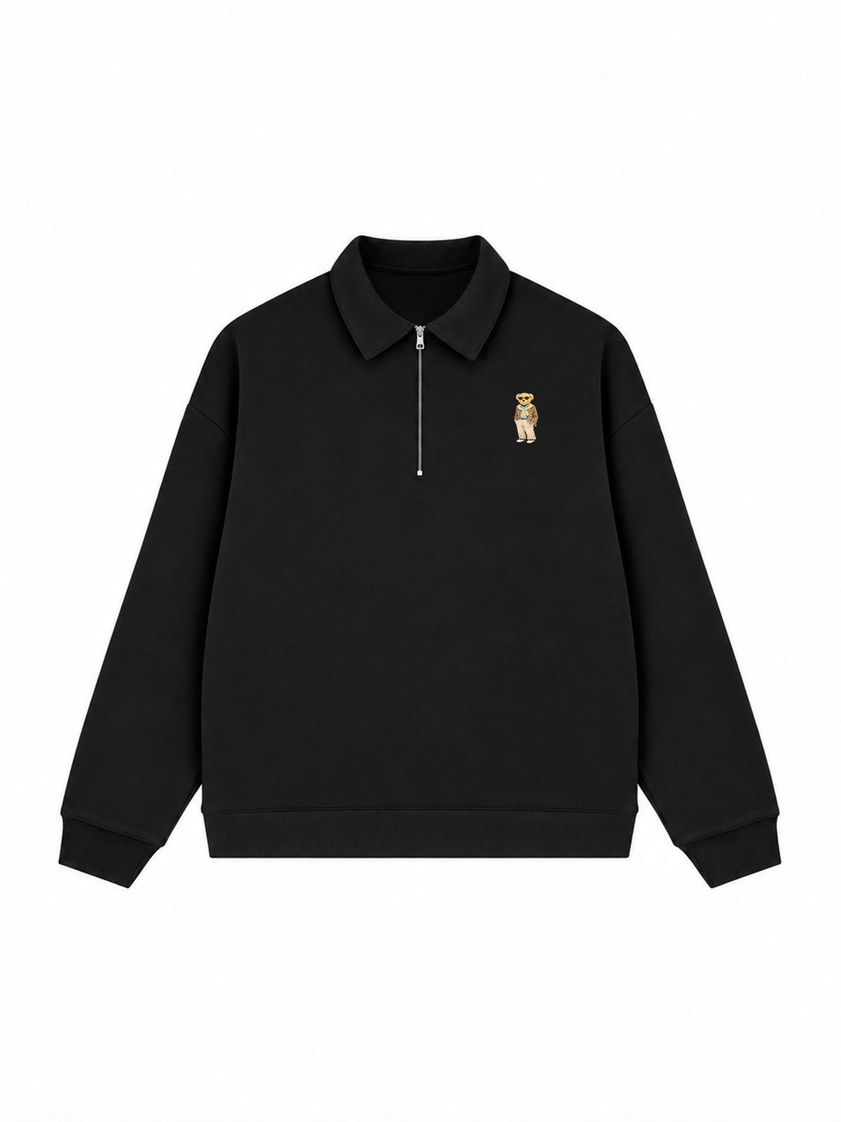 Áo Sweater Polo Nỉ Hai Da Gentle Bear