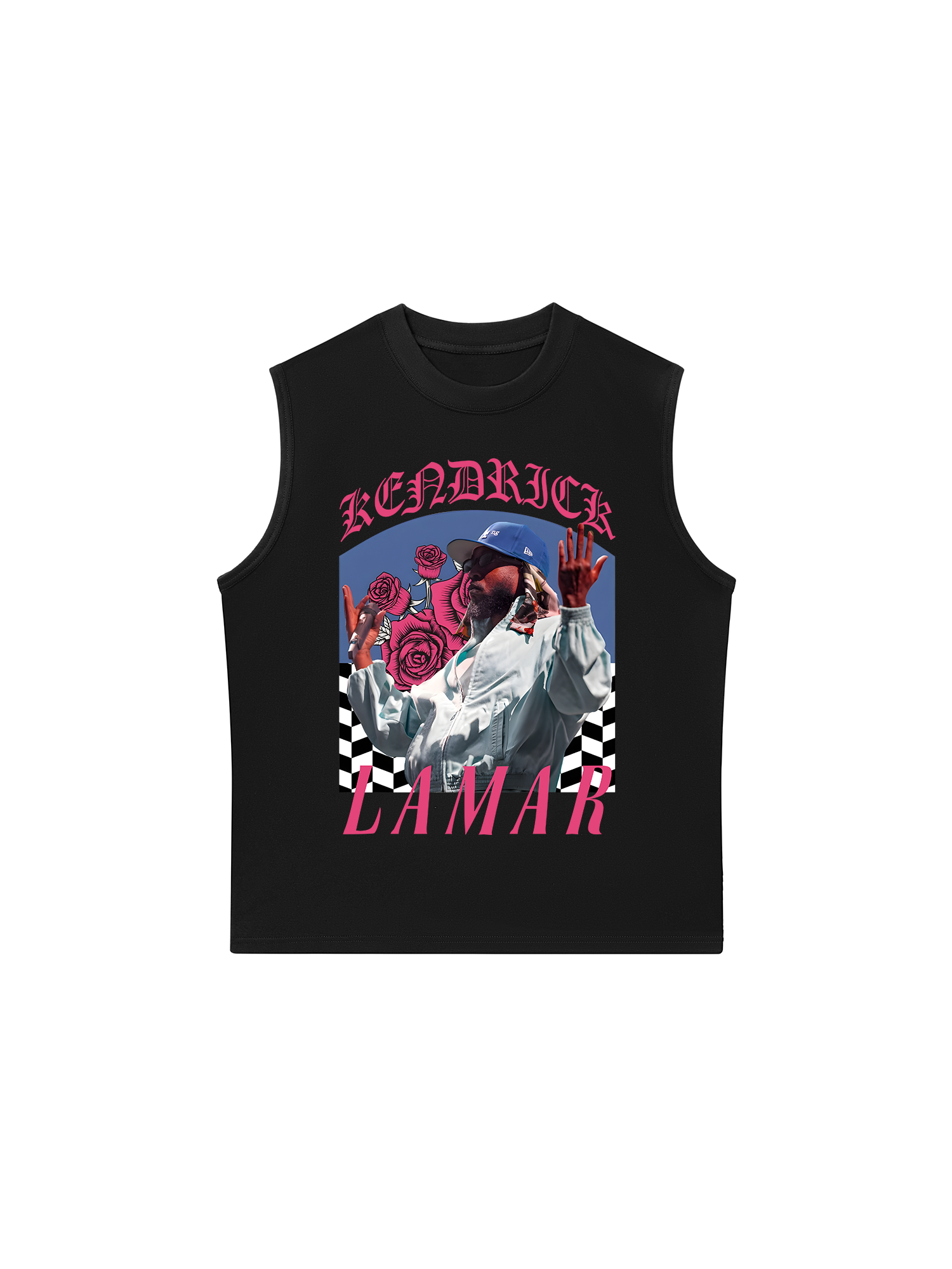 Áo Ba Lỗ Relaxed Fit Rapper Kendrick Lamar Roses