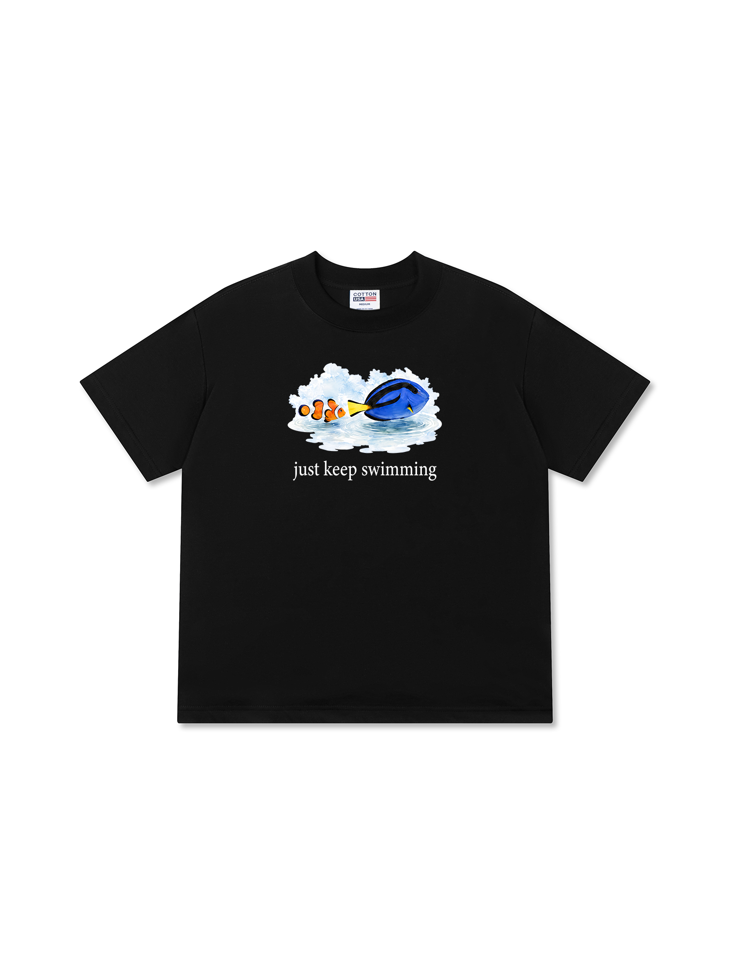 Áo Thun Relaxed Fit Just Keep Swimming