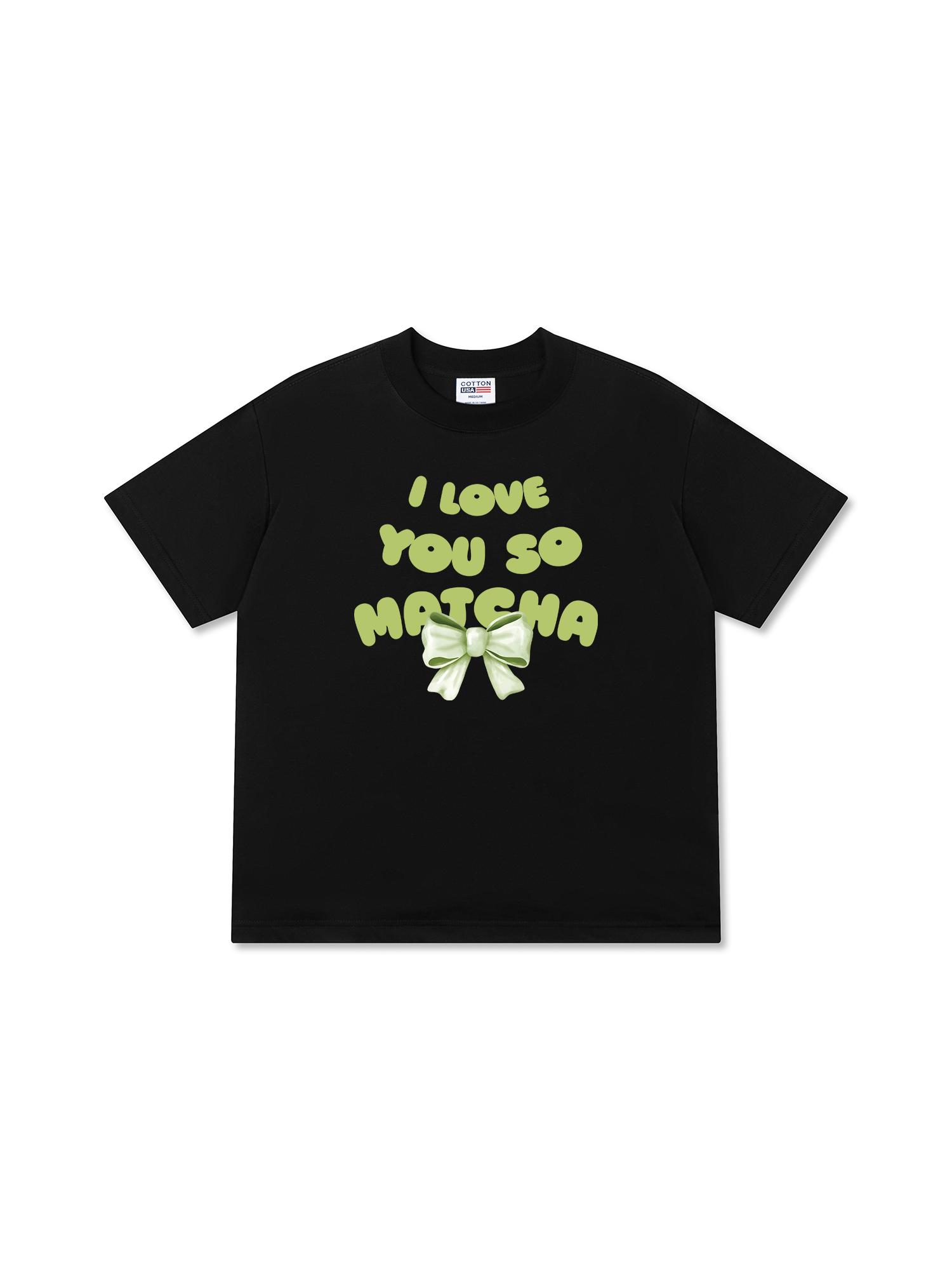 Áo Thun Relaxed Fit Daily Cup I Love You So Matcha