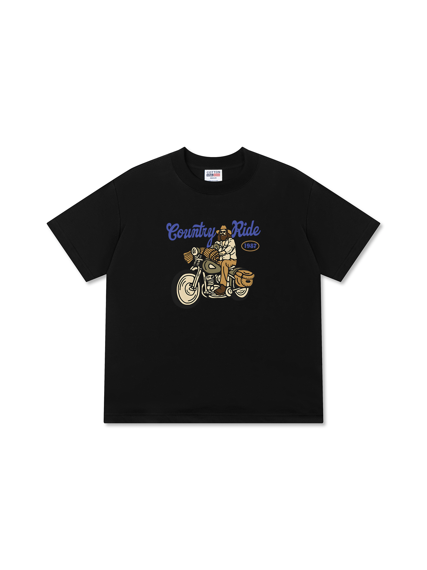 Áo Thun Relaxed Fit Motorbike Country Ride