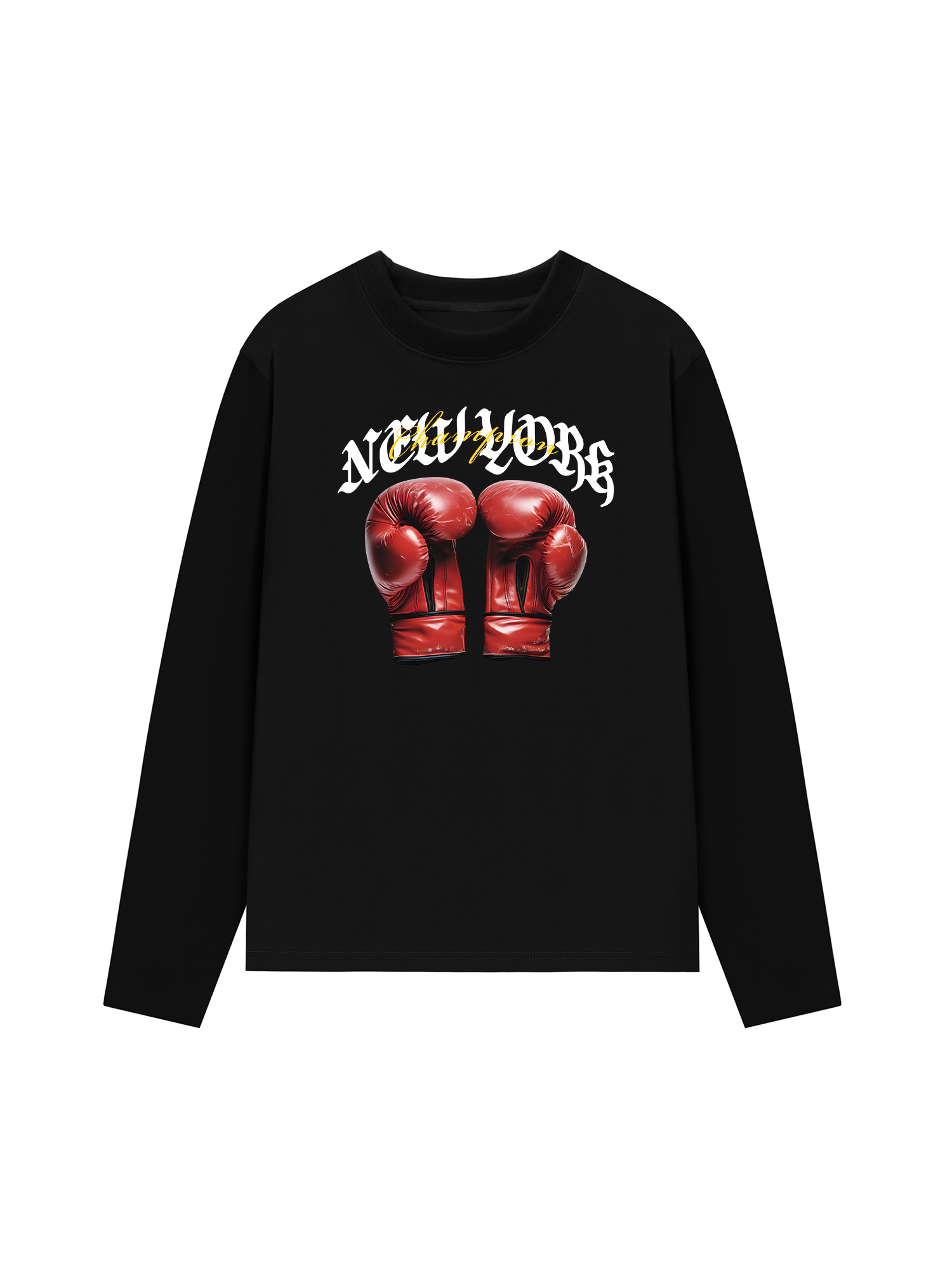 Áo Thun Dài Tay Champions New York Boxing