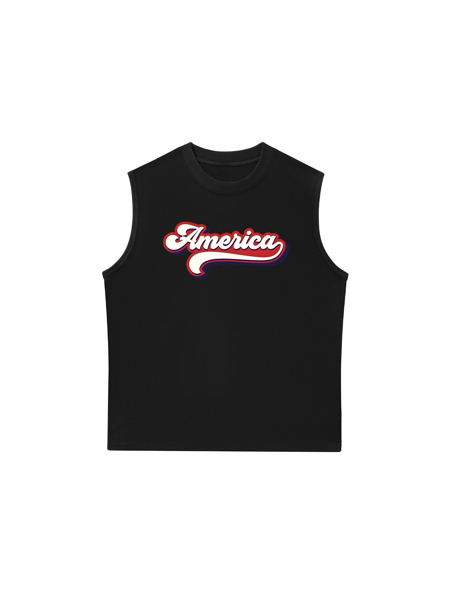 Áo Ba Lỗ Relaxed Fit USA Vintage America