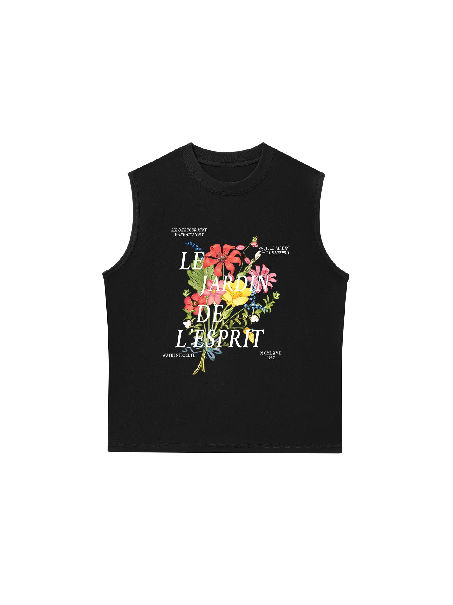 Áo Ba Lỗ Relaxed Fit Floral Authentic