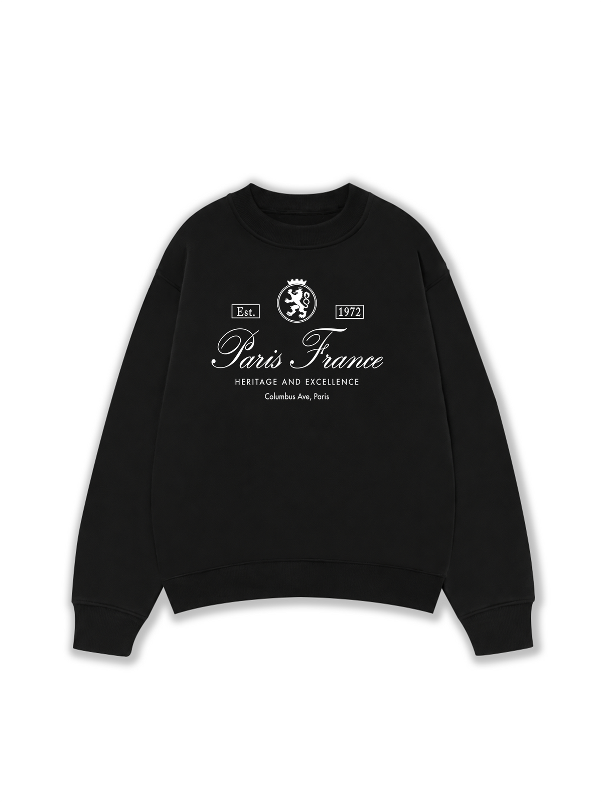 Áo Sweater Nỉ Hai Da Vintage Paris France